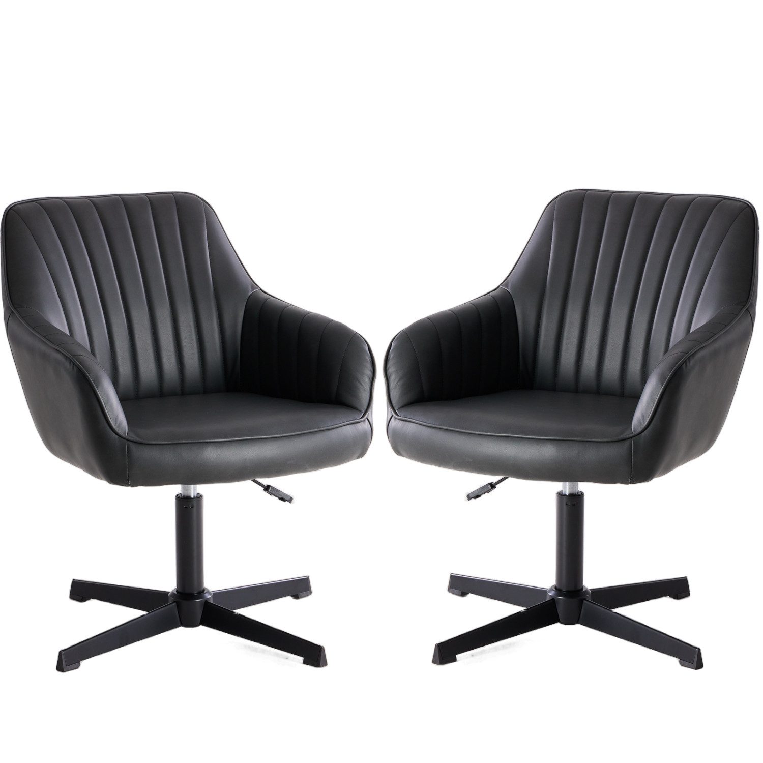 Refined Living Bürostuhl Schreibtischstuhl Ohne Rollen günstig online kaufen