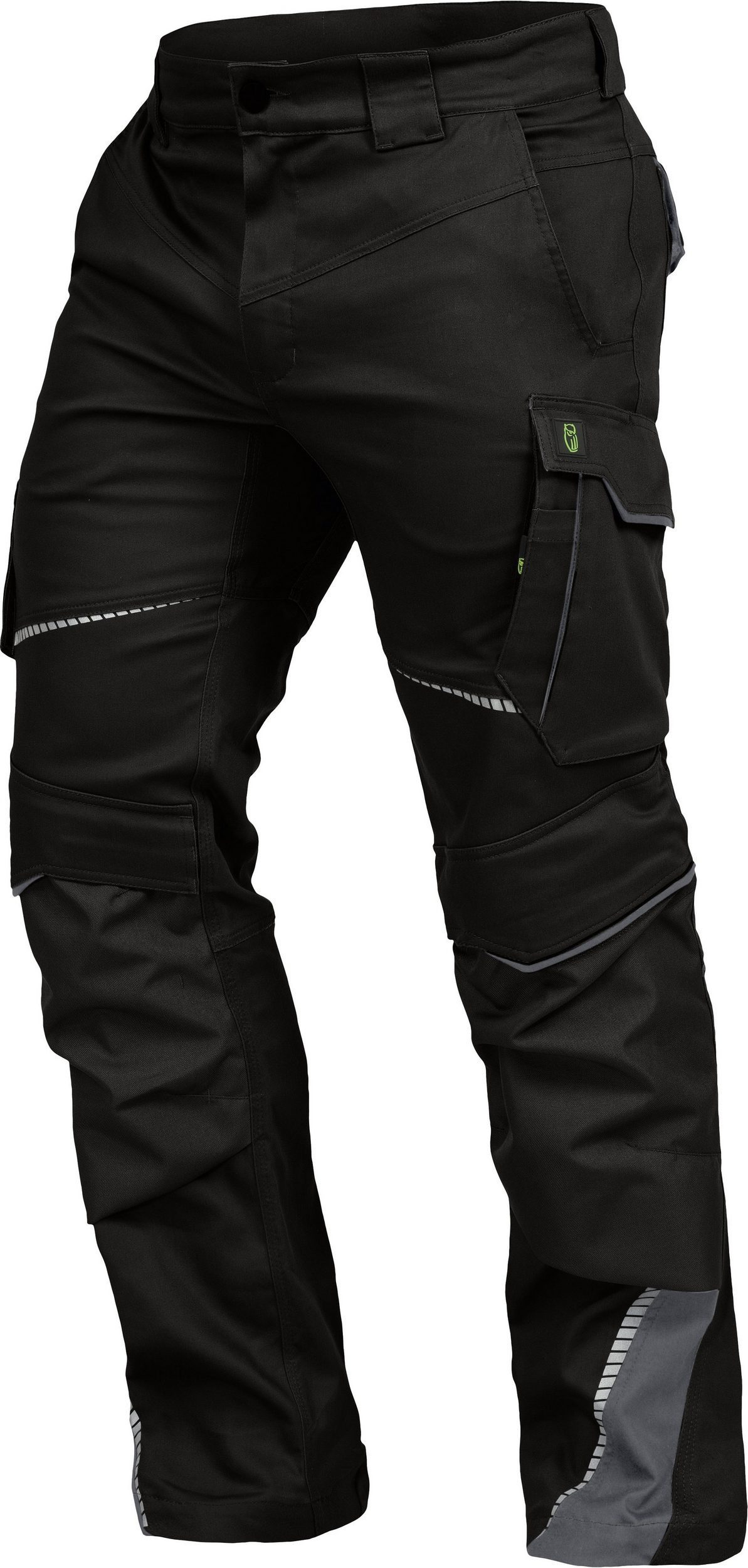 Leibwächter Arbeitshose Bundhose Flexline mit Reflektoren für gute Sichtbarkeit