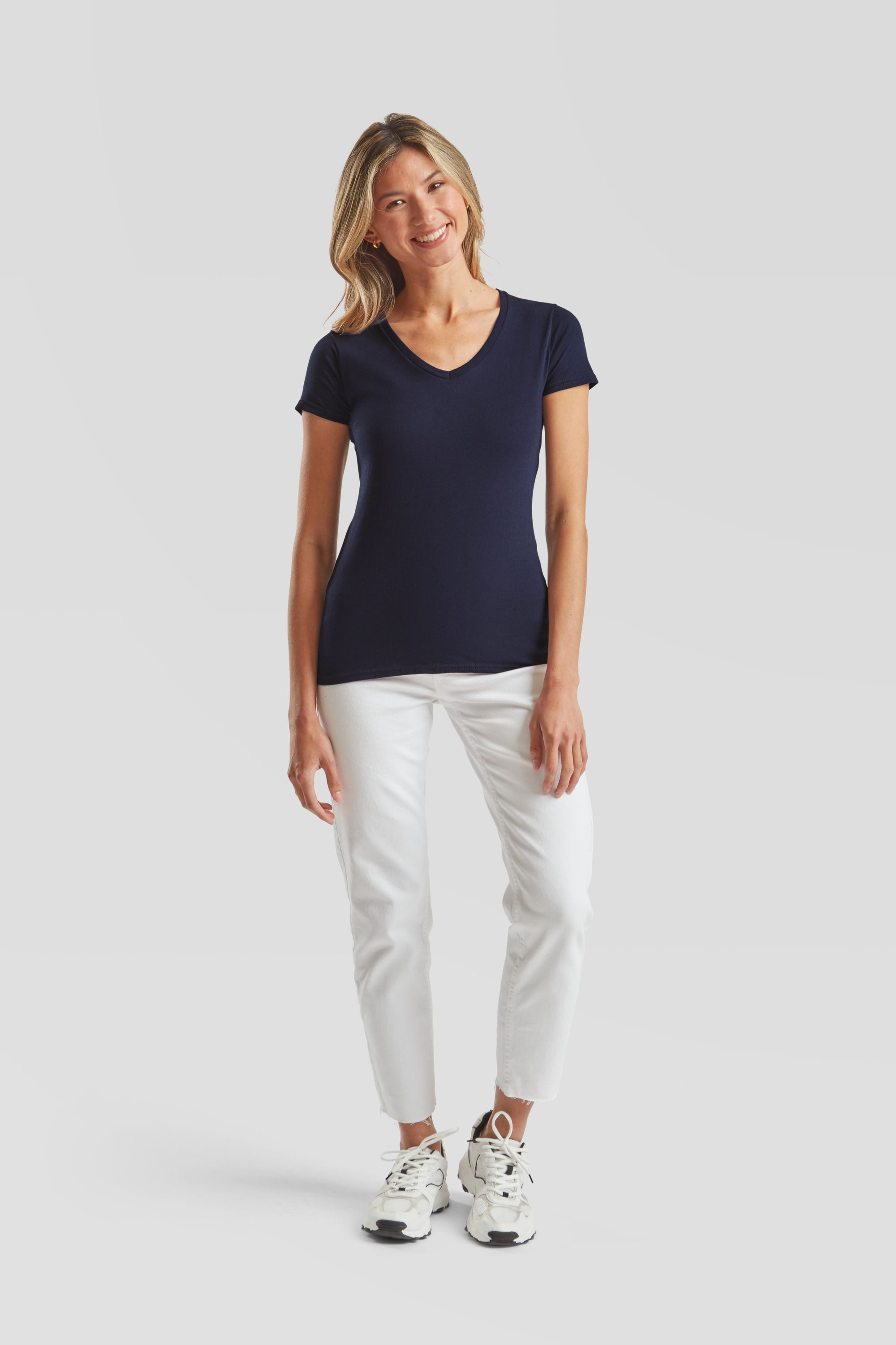 Fruit of the Loom V-Shirt Ladies Iconic 150 V-Neck T-Shirt