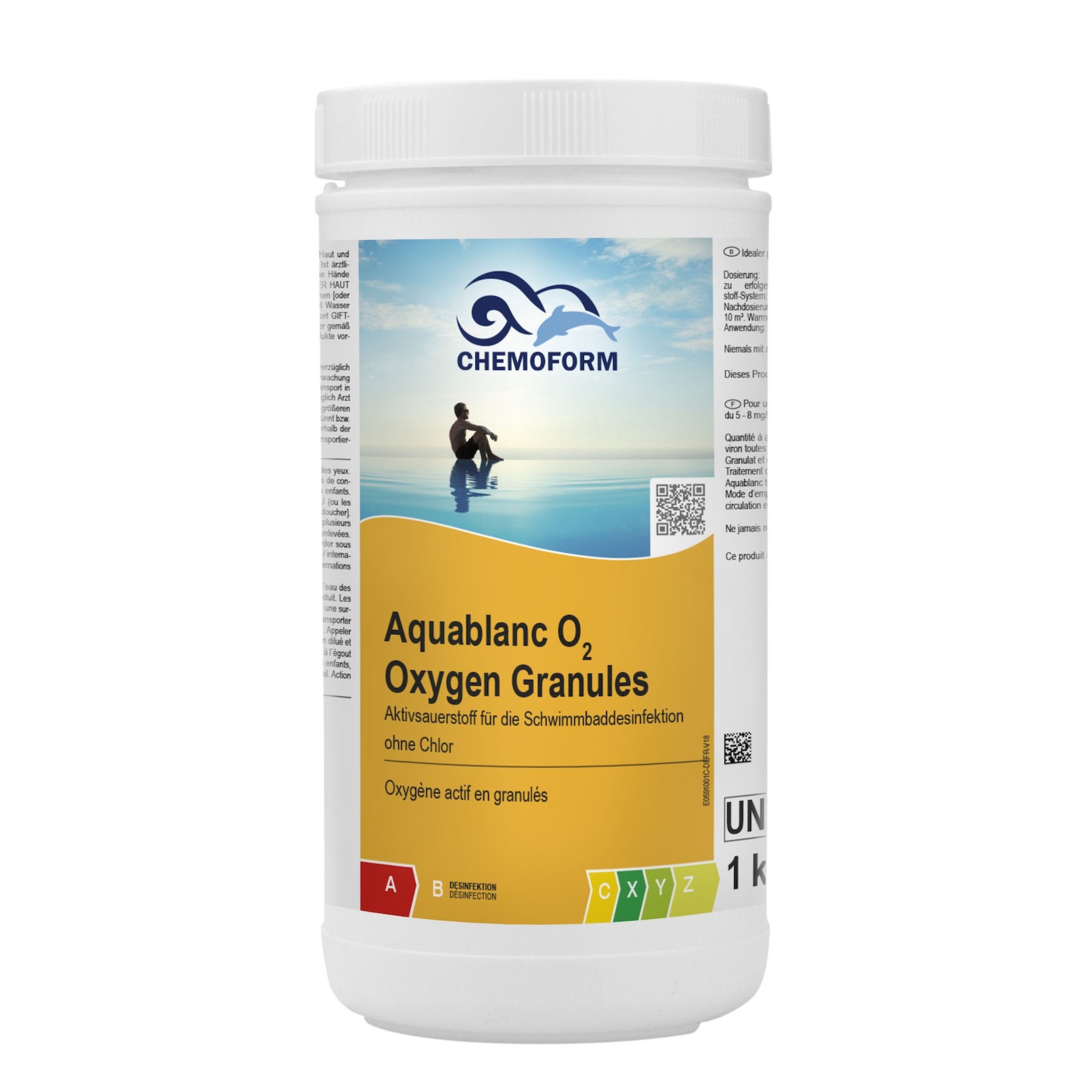 Chemoform Poolpflege Chemoform Aquablanc O2-Granulat 1 kg Aktivsauerstoff Desinfektion