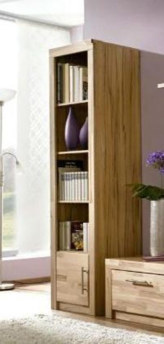 bv-vertrieb Standregal Wohnzimmerrvitrine Bücherregal Standregal Kernbuche