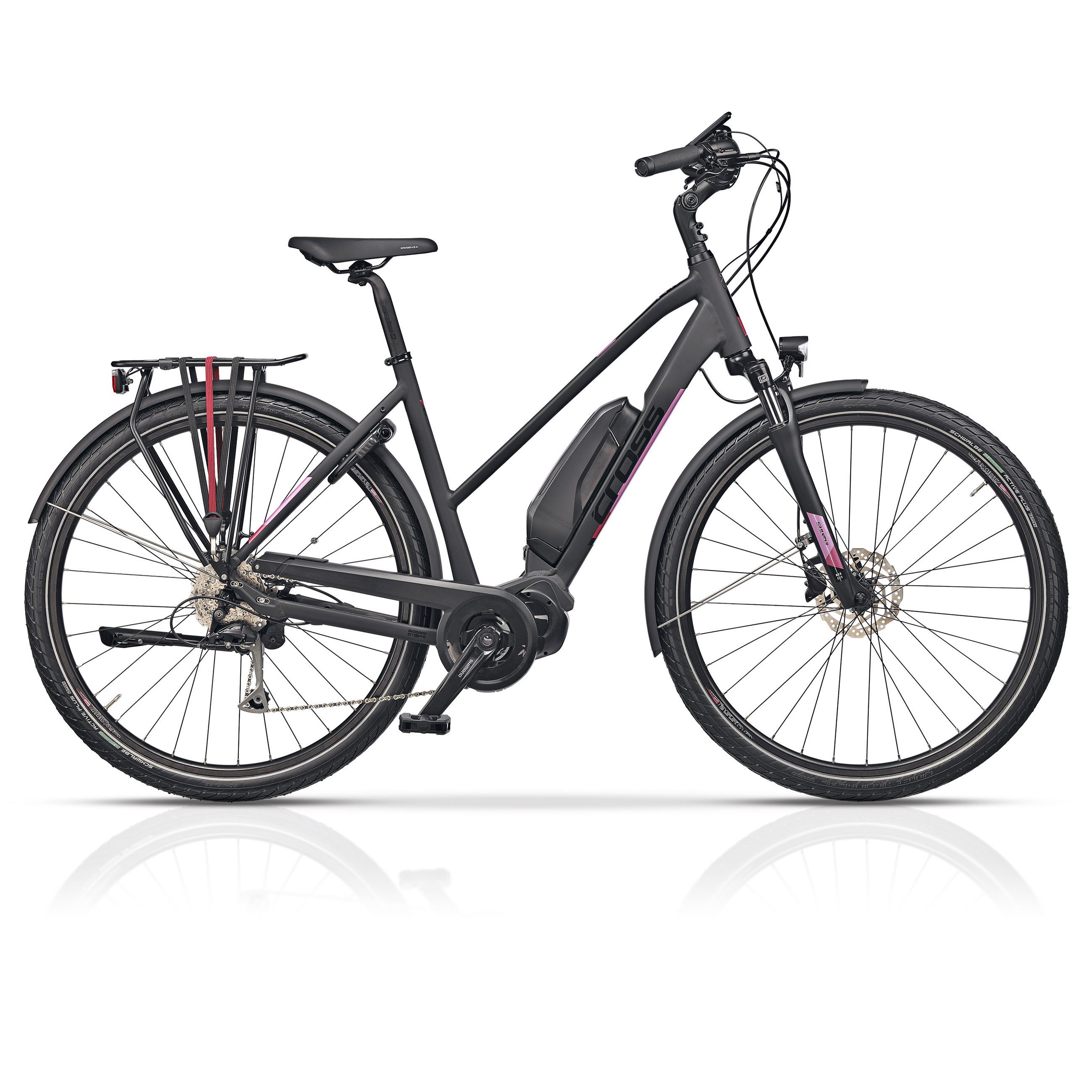 E-Bike Trekkingrad 28 Zoll E-Bike Damen Trekking Fahrrad V-Tron SHIMANO STеPS E-6100 504W