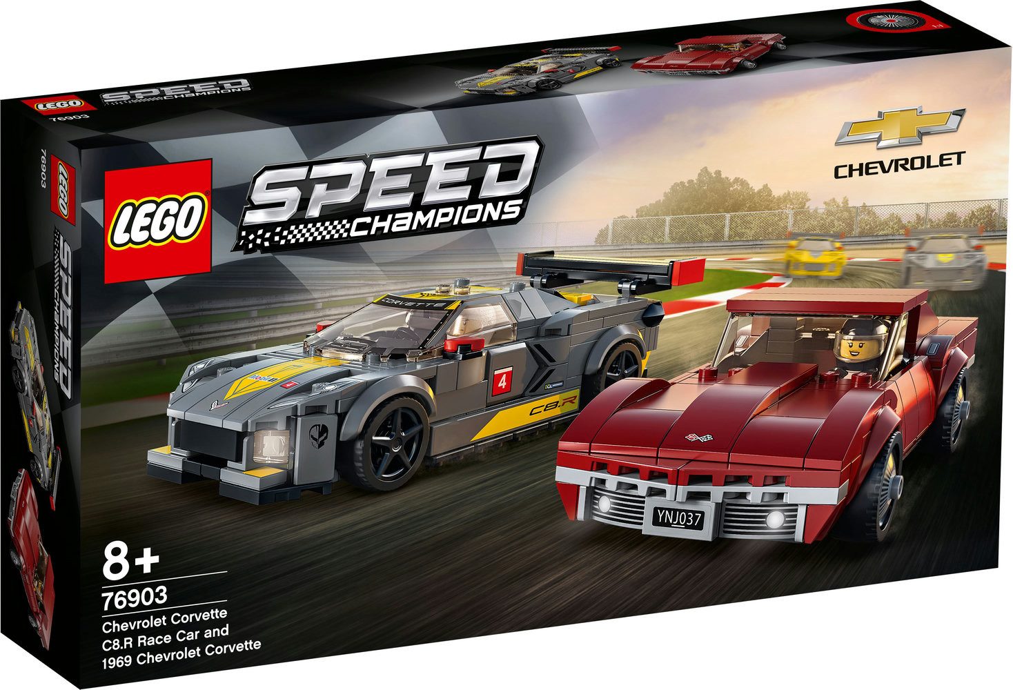 LEGO Speed Champions: 76903 - Chevrolet Corvette C8.R. - EOL 2022 Konstruktionsspielsteine