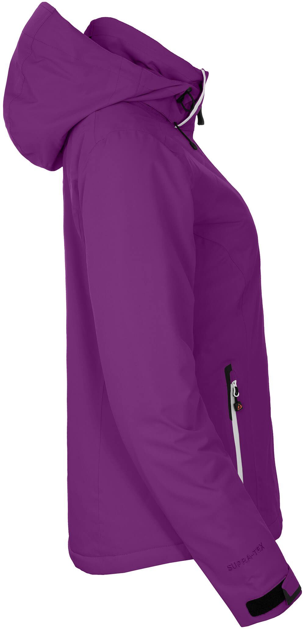 Bergson Skijacke NICE Damen Skijacke, wattiert, 20000 mm Wassersäule, Normalgrößen, violett – Bild 4 von 5