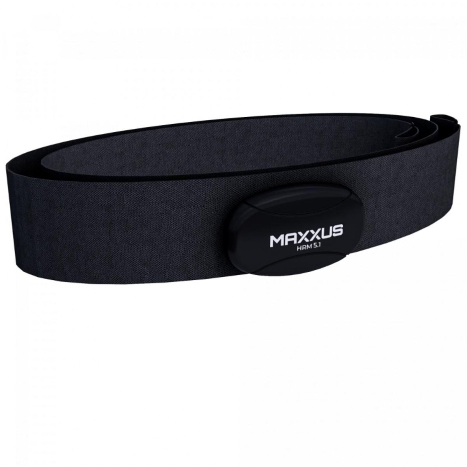 MAXXUS Brustgurt - Herzfrequenz Monitor HRM 5.1, Uncodiert 5,3 kHz, ANT+, Bluetooth (1-tlg), Kompatibel mit Polar, Garmin, Strava, Zwift, Pulsmesser, Pulsgurt