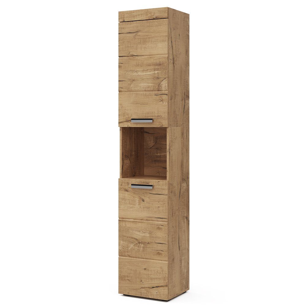 Vicco Hochschrank Luna, Eiche, 37 x günstig online kaufen