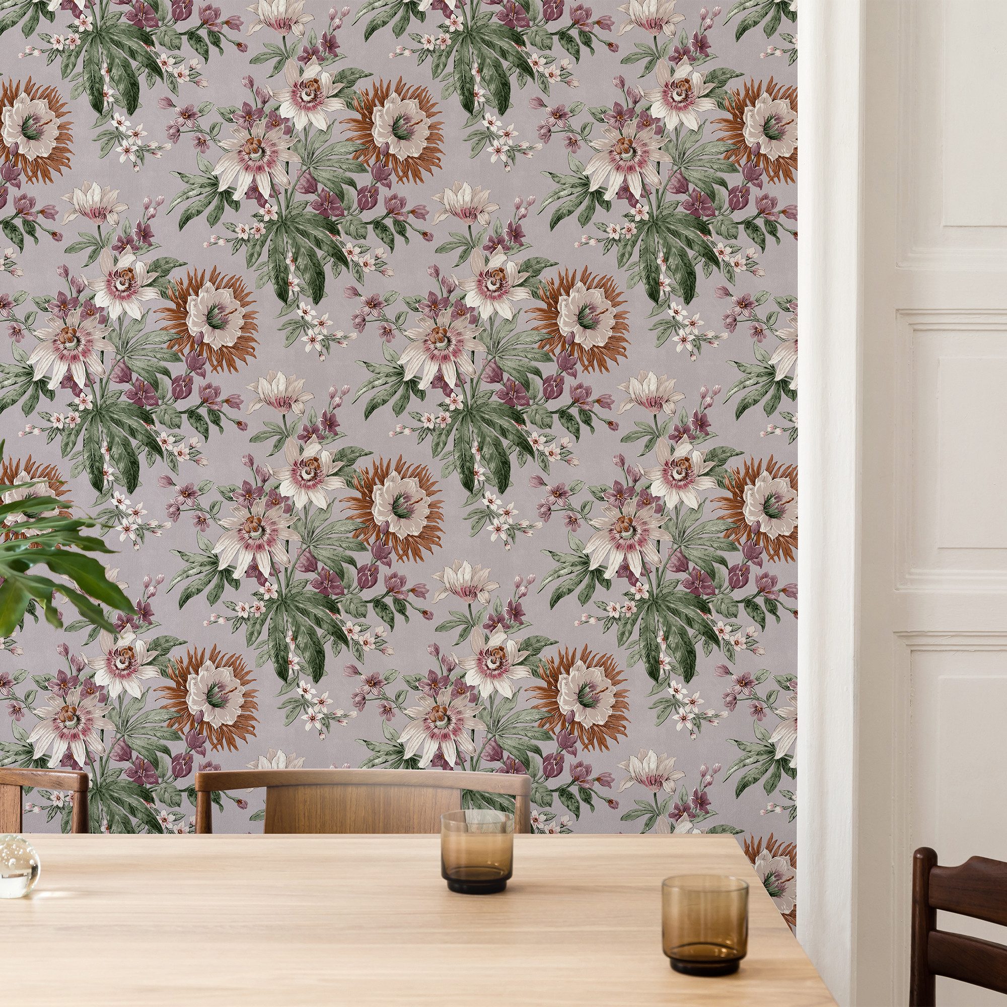 Sublime Vliestapete ELEGANT FLOWER, geblümt, (1 St), Design Tapeten