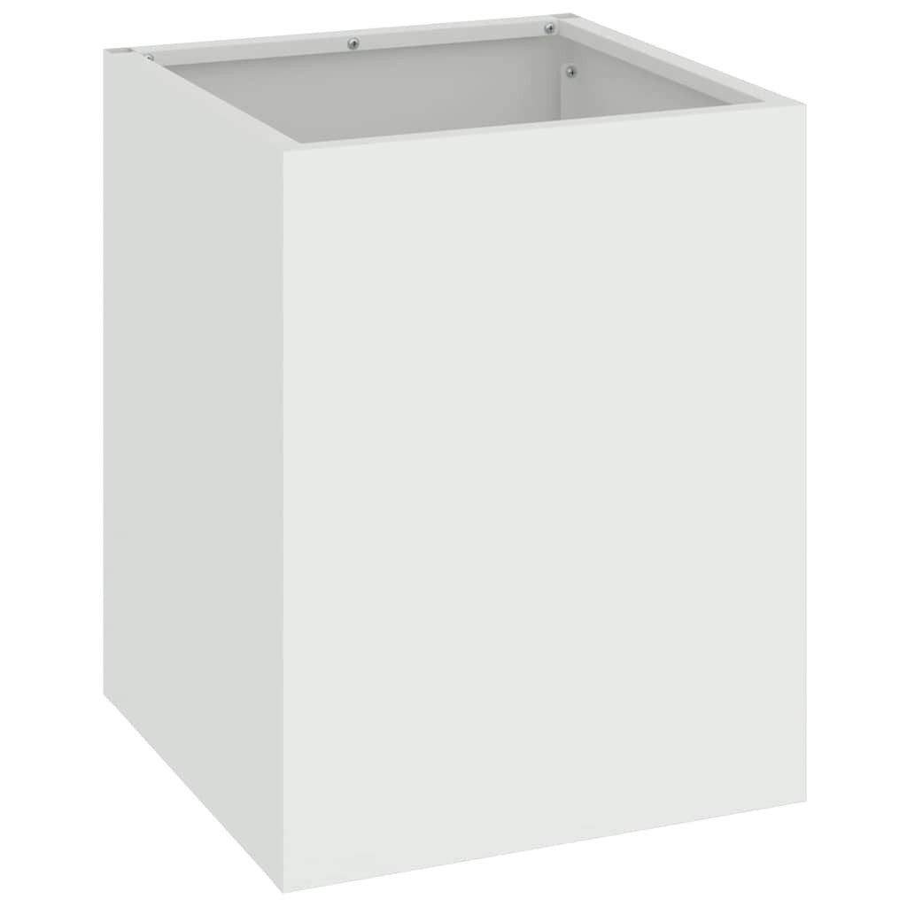 vidaXL Blumentopf Gartenblumentopf Weiß 32 x günstig online kaufen