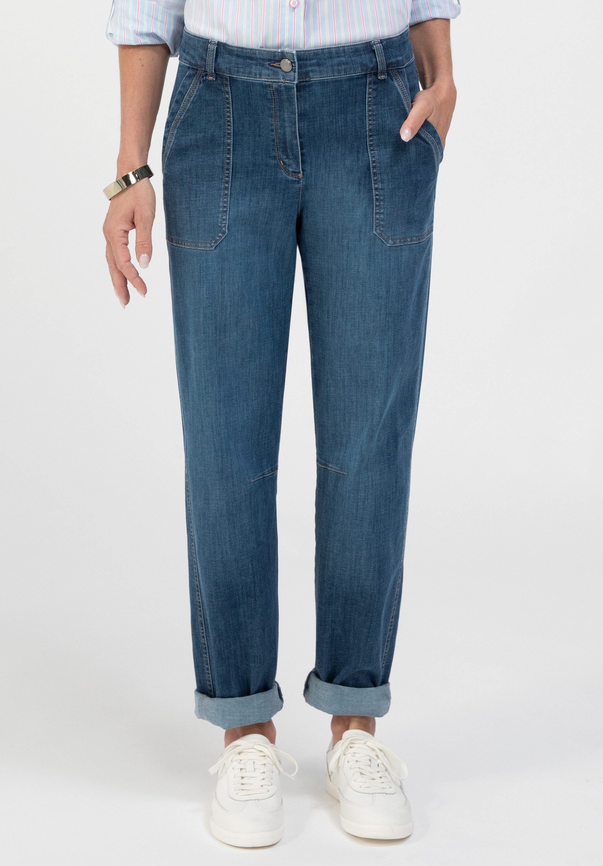 bianca Stretch-Jeans MELBOURNE in cleaner Wasch-Optik