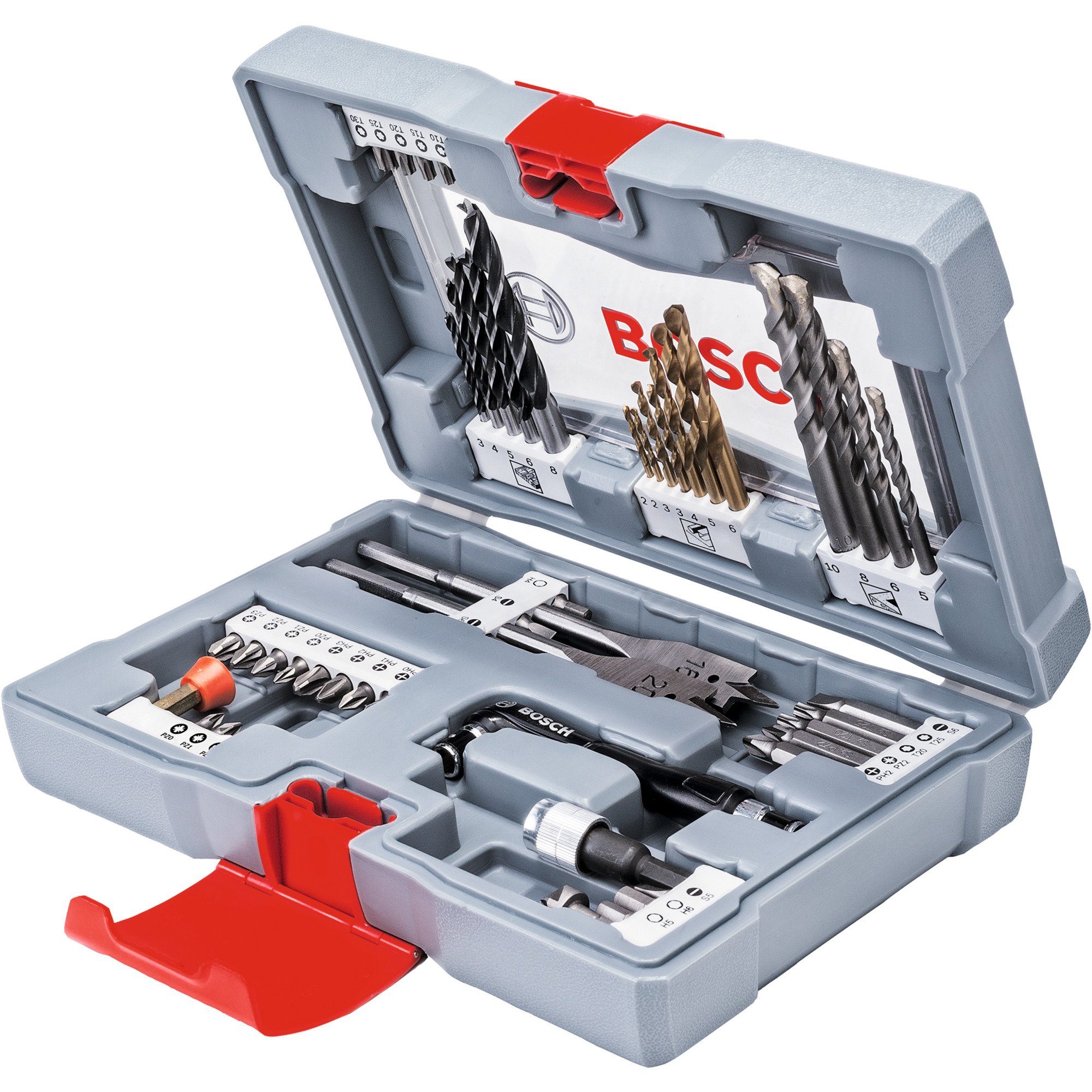 Bohrer- und Bitset Bosch Heimwerken & Garten Premium X-Line Bohrer-