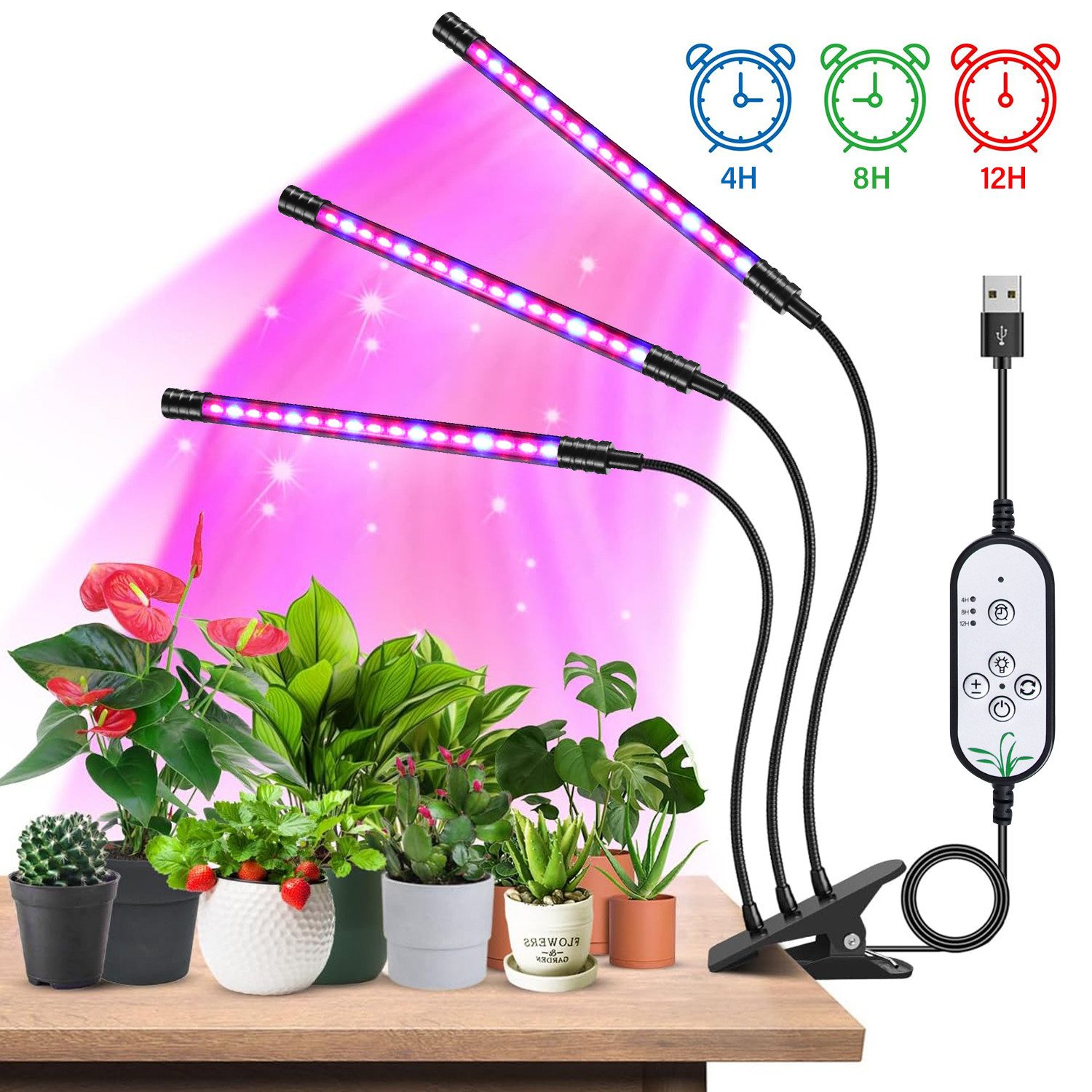 ZEUOPQ Pflanzenlampe LED Pflanzenlicht Vollspektrum wachsen günstig online kaufen