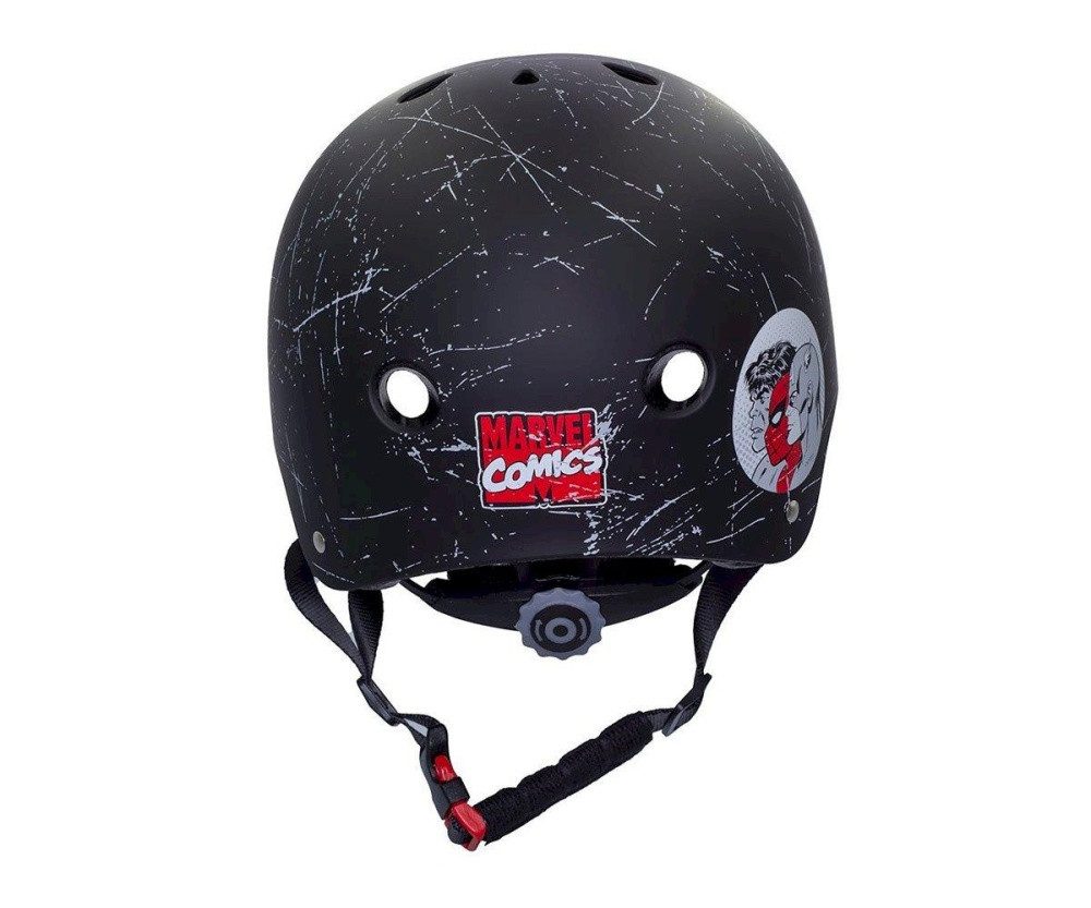 Seven Polska Kinderfahrradhelm "Marvel Comic", Roller Blades, Skater, 52-56cm, ab ca. 6 Jahre