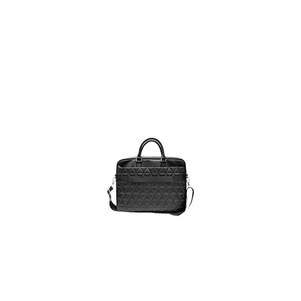 Guess Laptoptasche GUESS Laptop Tasche Schwarz für 14-15 Zoll. (Geknittert / quilted, Schwarz, Leicht)