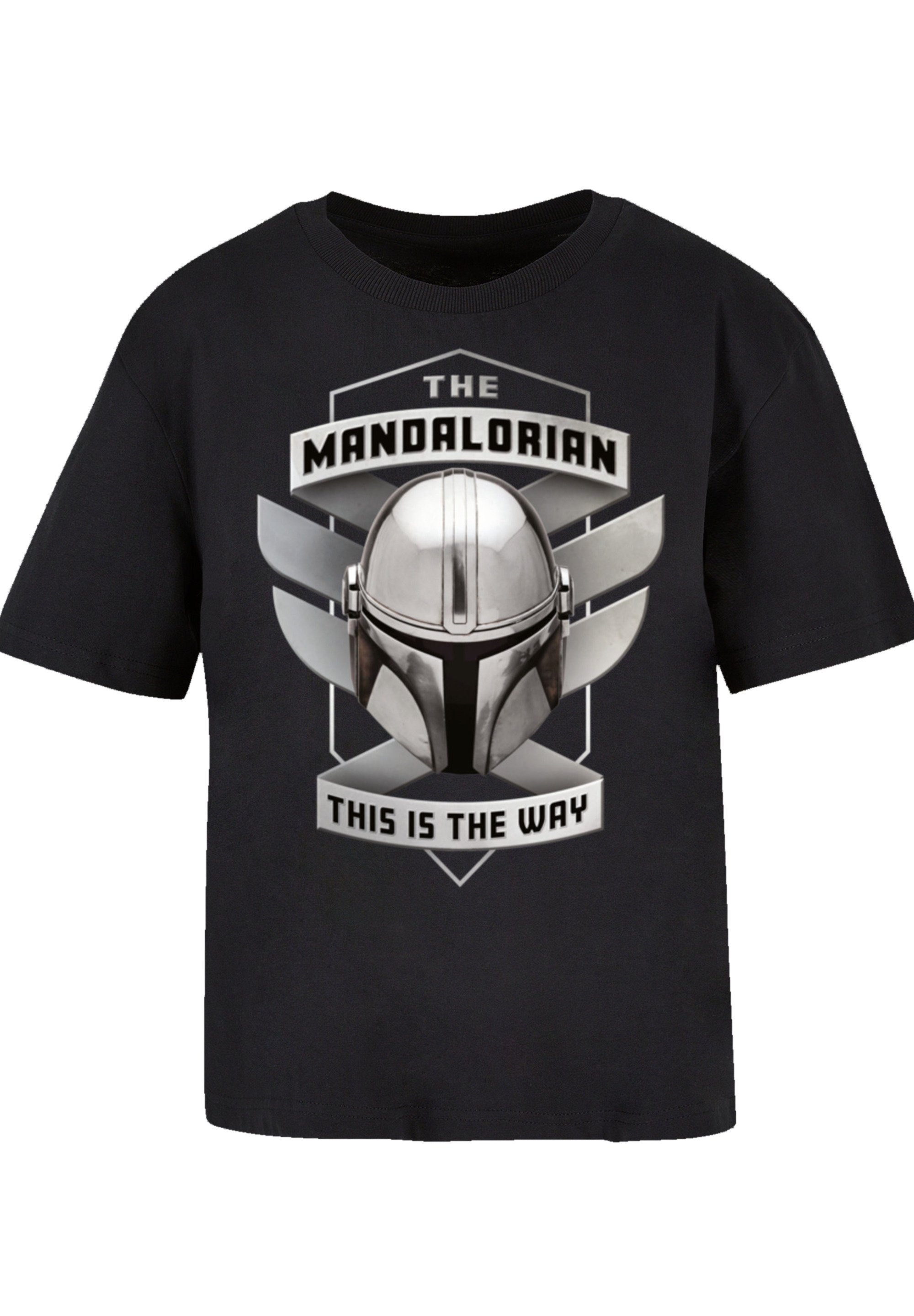 Star F4NT4STIC T-Shirt Premium Wars Way The Qualität Mandalorian Is This The