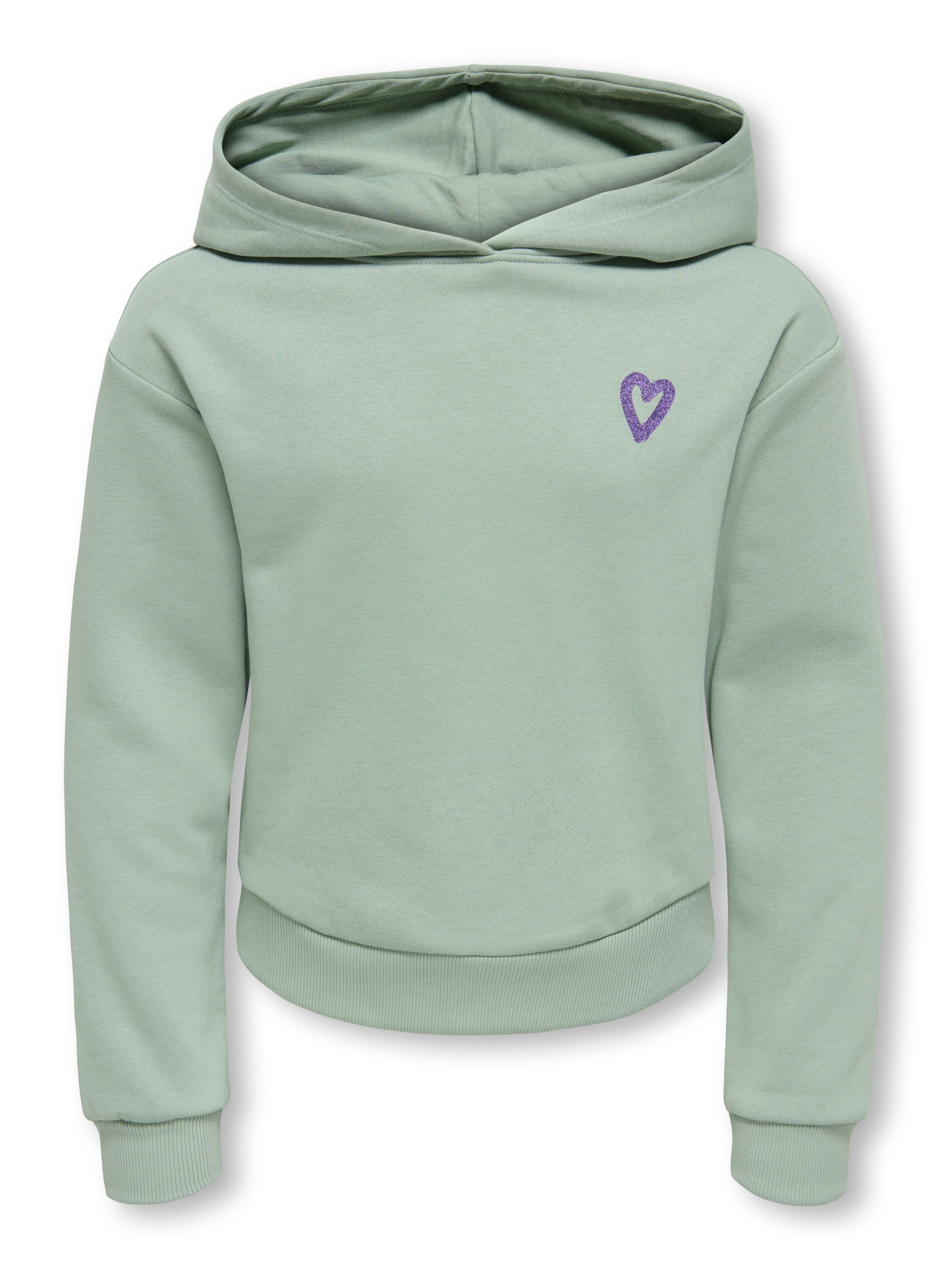 KIDS ONLY Kapuzensweatshirt KOGCOOPER LIFE LOV E LS HOOD FR SWT Baumwollmischung, regular fit