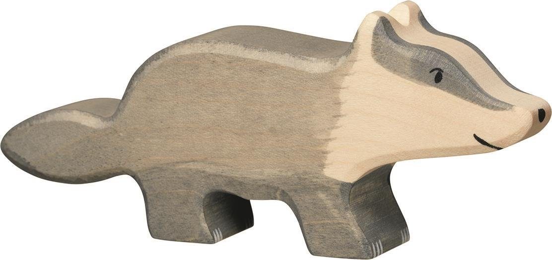 aus Holz Holztiger HOLZTIGER Dachs Tierfigur