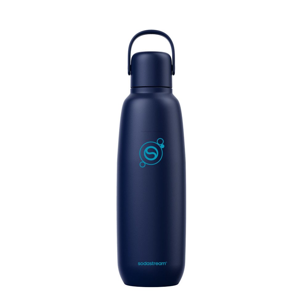 SodaStream Thermoflasche Metallflasche Fizz&go COOL DWS, 0,9 l, Trinkflasche, kompatibel mit SodaStream DUO, E-DUO, TERRA, ART & ENSO Wassersprudler