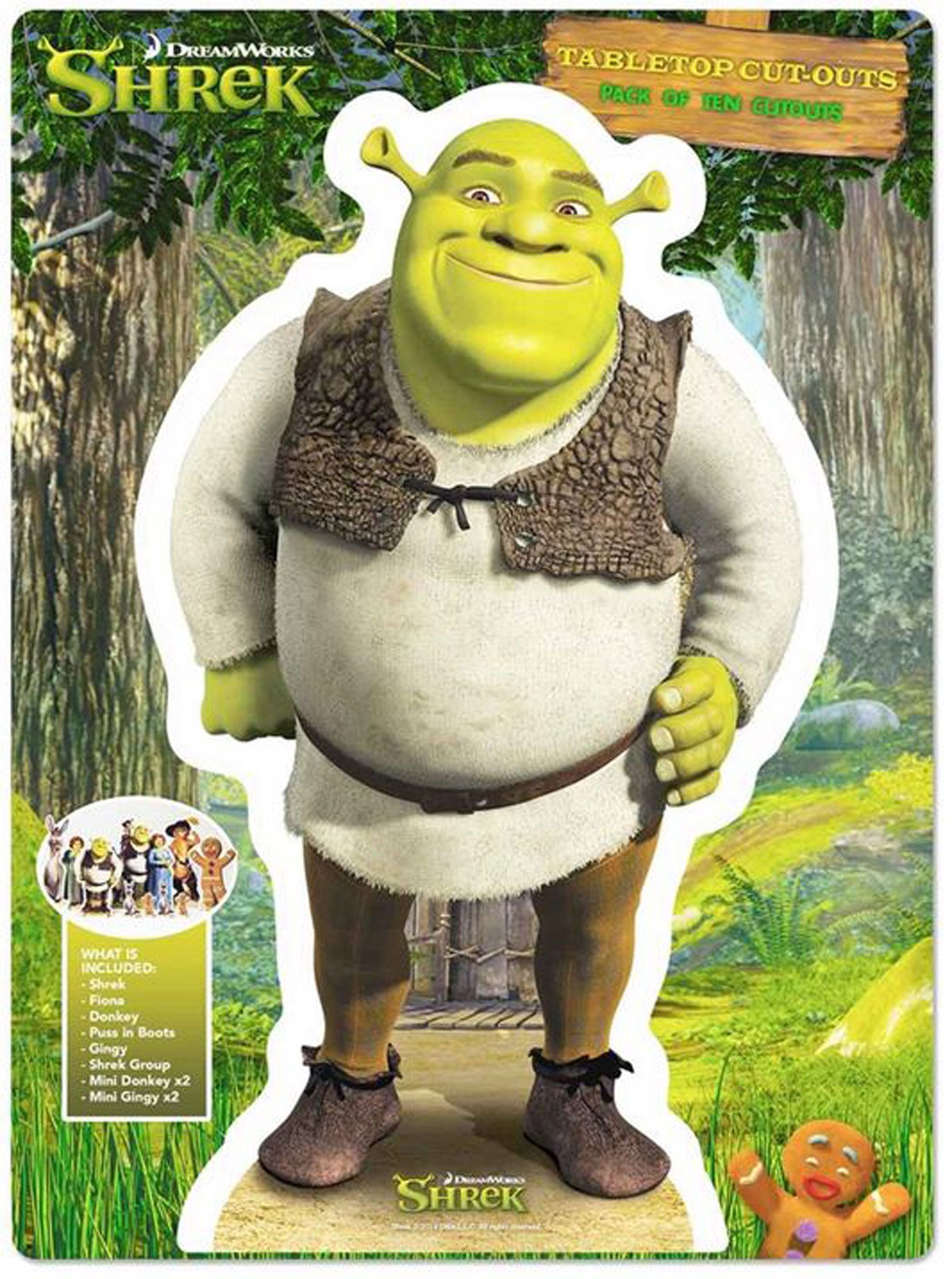 Dekofigur Shrek - Künstlerbedarf - Table Tops