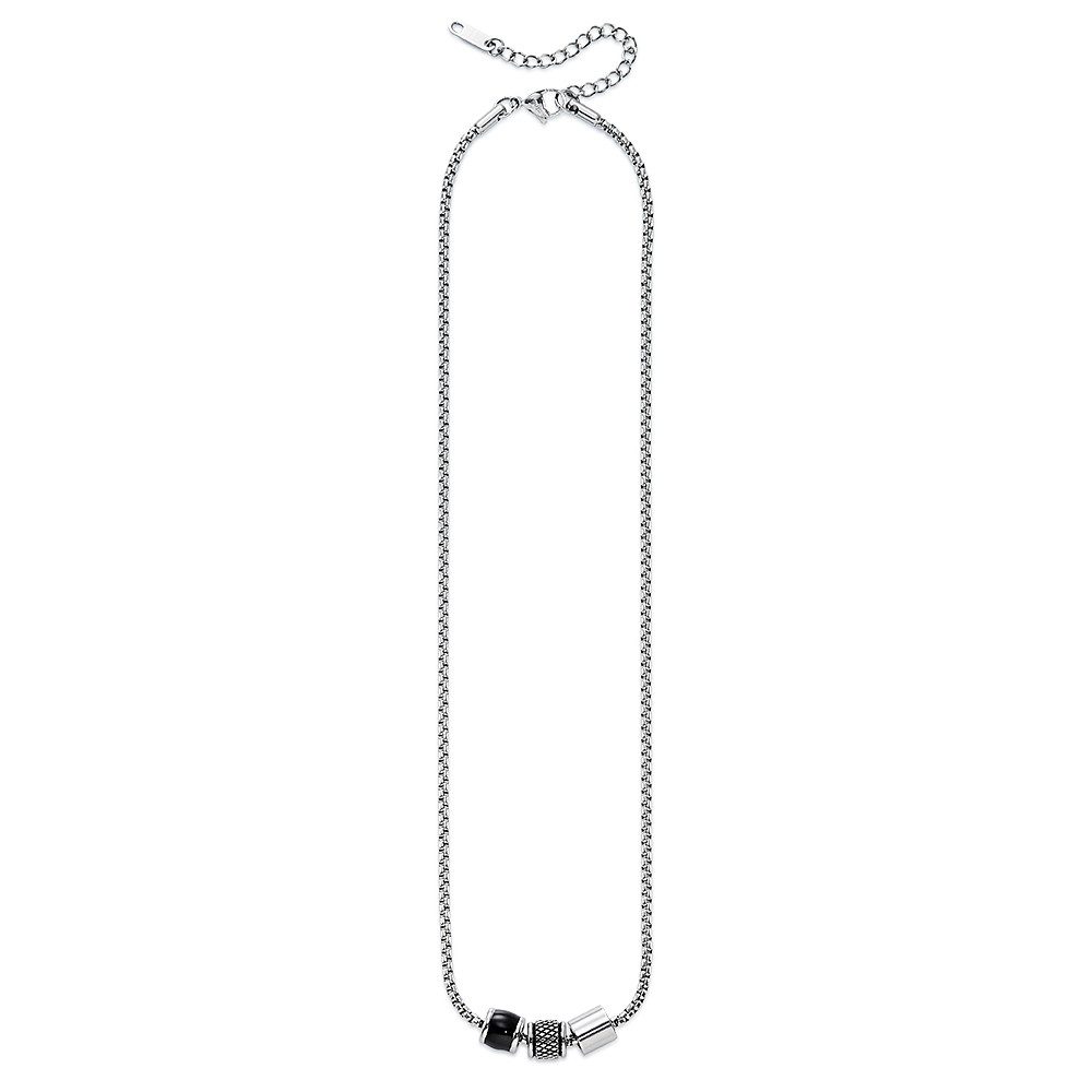 Bruno Banani Kette mit Anhänger Schmuck Geschenk Edelstahlkette mit runden Elementen