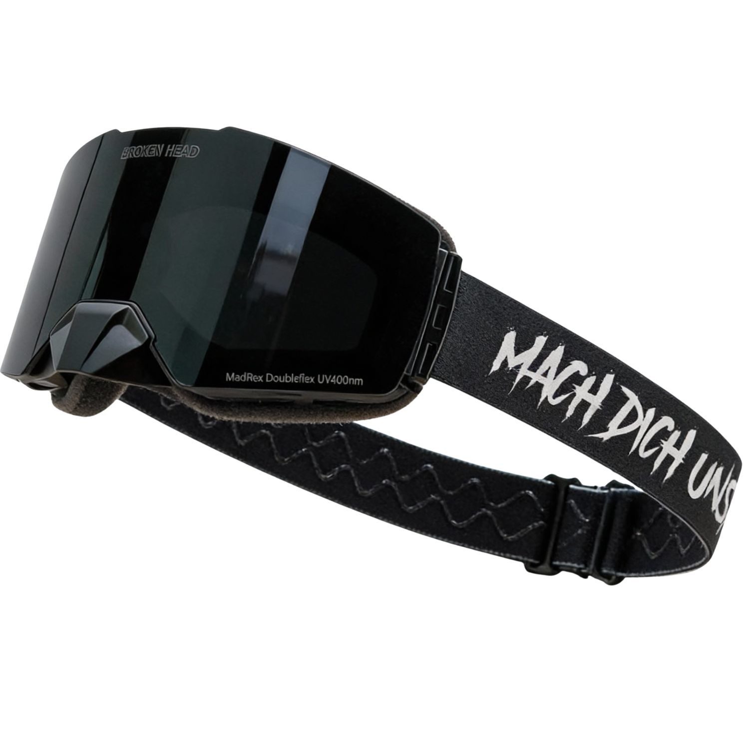 Broken Head Motorradbrille MX-Madrex, Magnetisches Glas