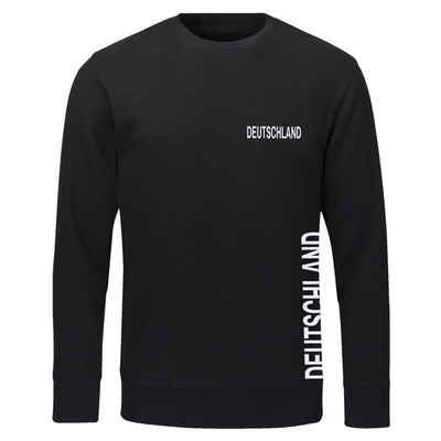 multifanshop Sweatshirt Deutschland - Brust & Seite - Pullover