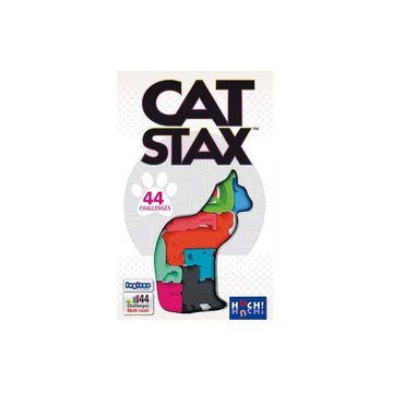 HUCH! Spiel, Familienspiel 880413 - Cat Stax, Kartenspiel, Rätselspiel