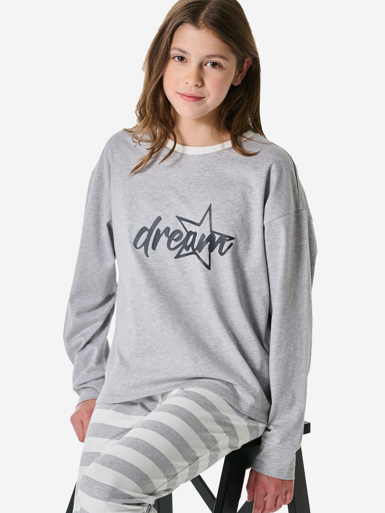 Schiesser Pyjama Nightwear (2 tlg) schlafanzug schlafmode bequem