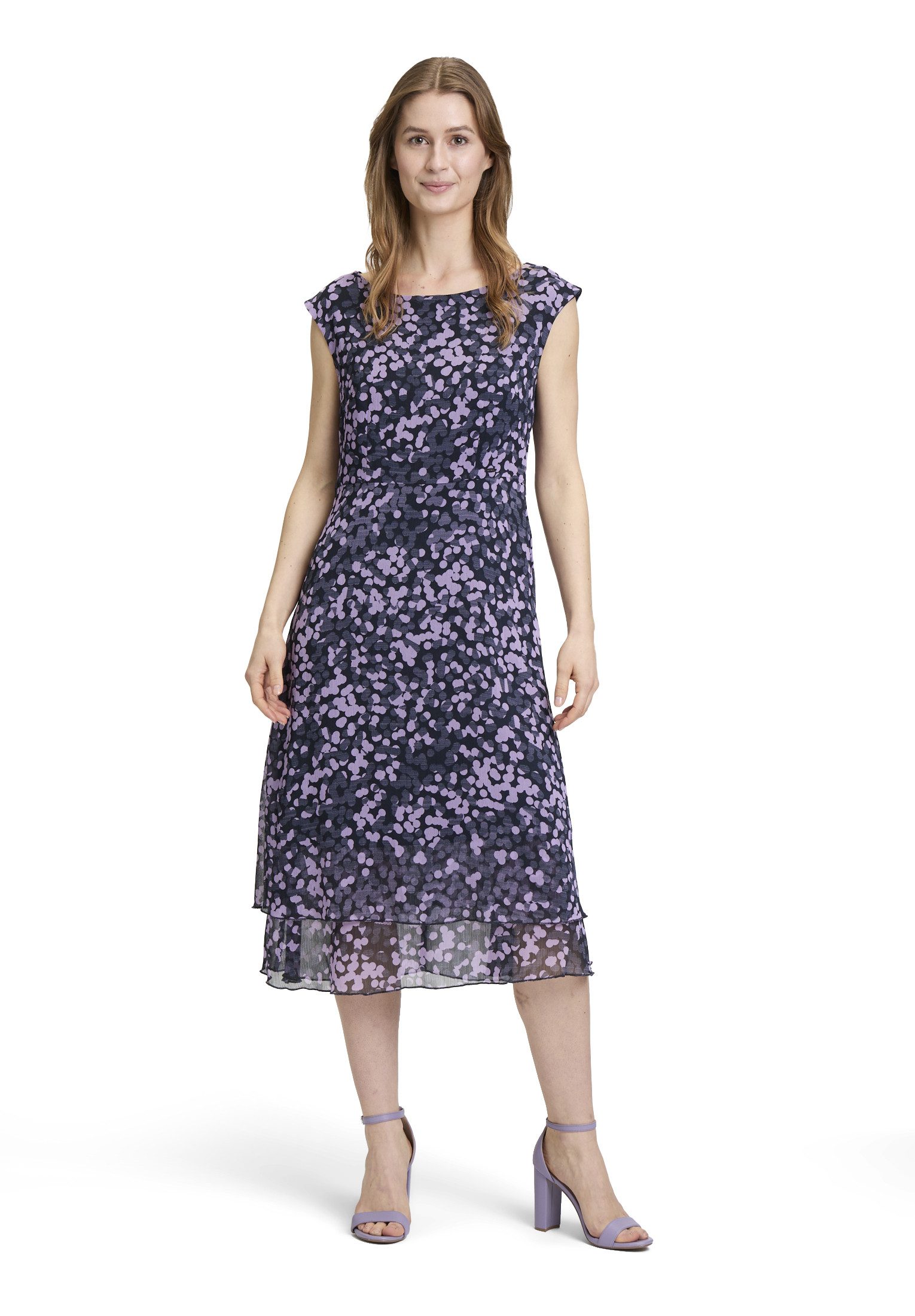 Betty&Co Midikleid Damen mit Stufen Form günstig online kaufen