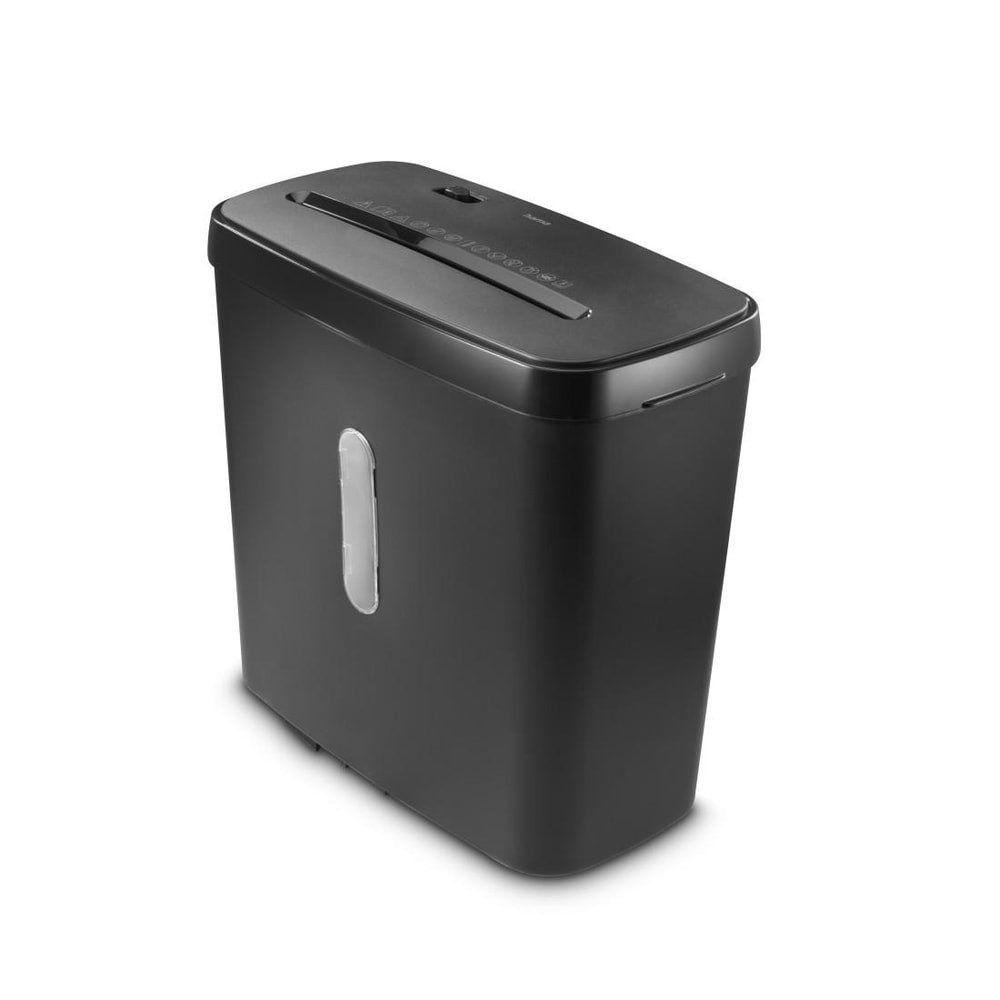 Hama Aktenvernichter Aktenvernichter Partikelschnitt (Papier + Plastik, Korb, 5 Blatt, P4), Mit Papierkorb, 4 x 39 mm Schnitzel, Automatik, Rücklauf – Bild 2 von 5