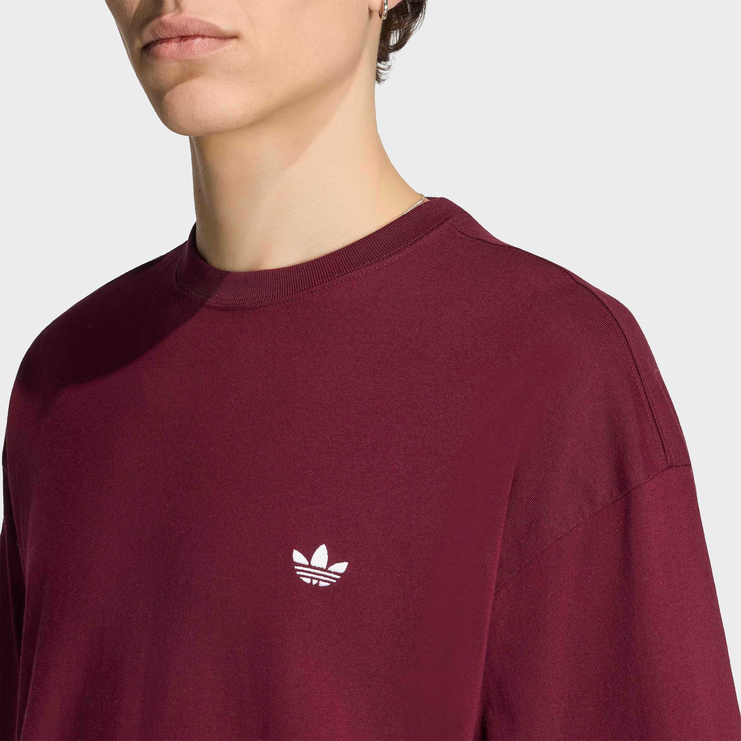 adidas Originals T-Shirt TREFOIL ESSENTIALS, LOCKER GESCHNITTEN für Erwachsene, mit Rundhalsausschnitt, ohne Verschluss, aus Baumwolle