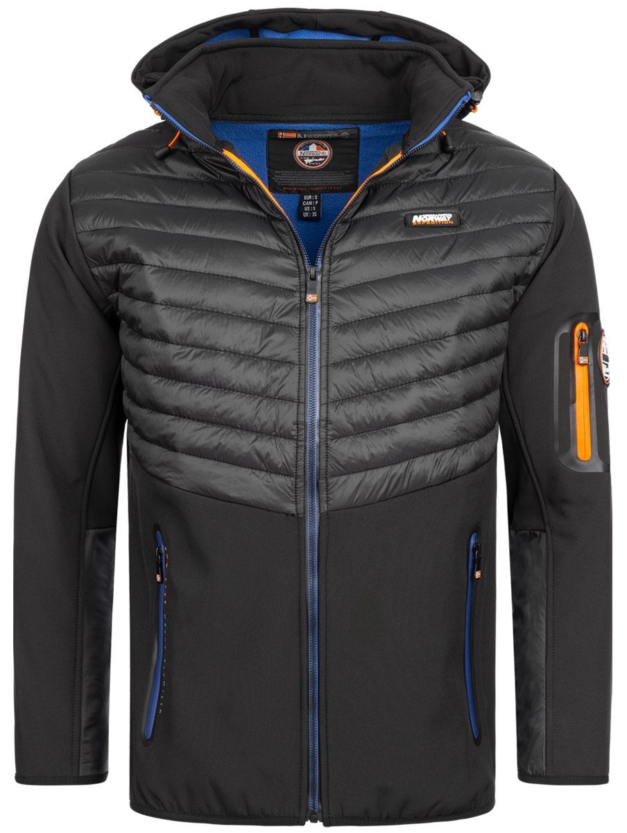 Geographical Norway Softshelljacke Geographical Norway Herren Herbst Winter Softshell Jacke Stepp Übergangsjacke