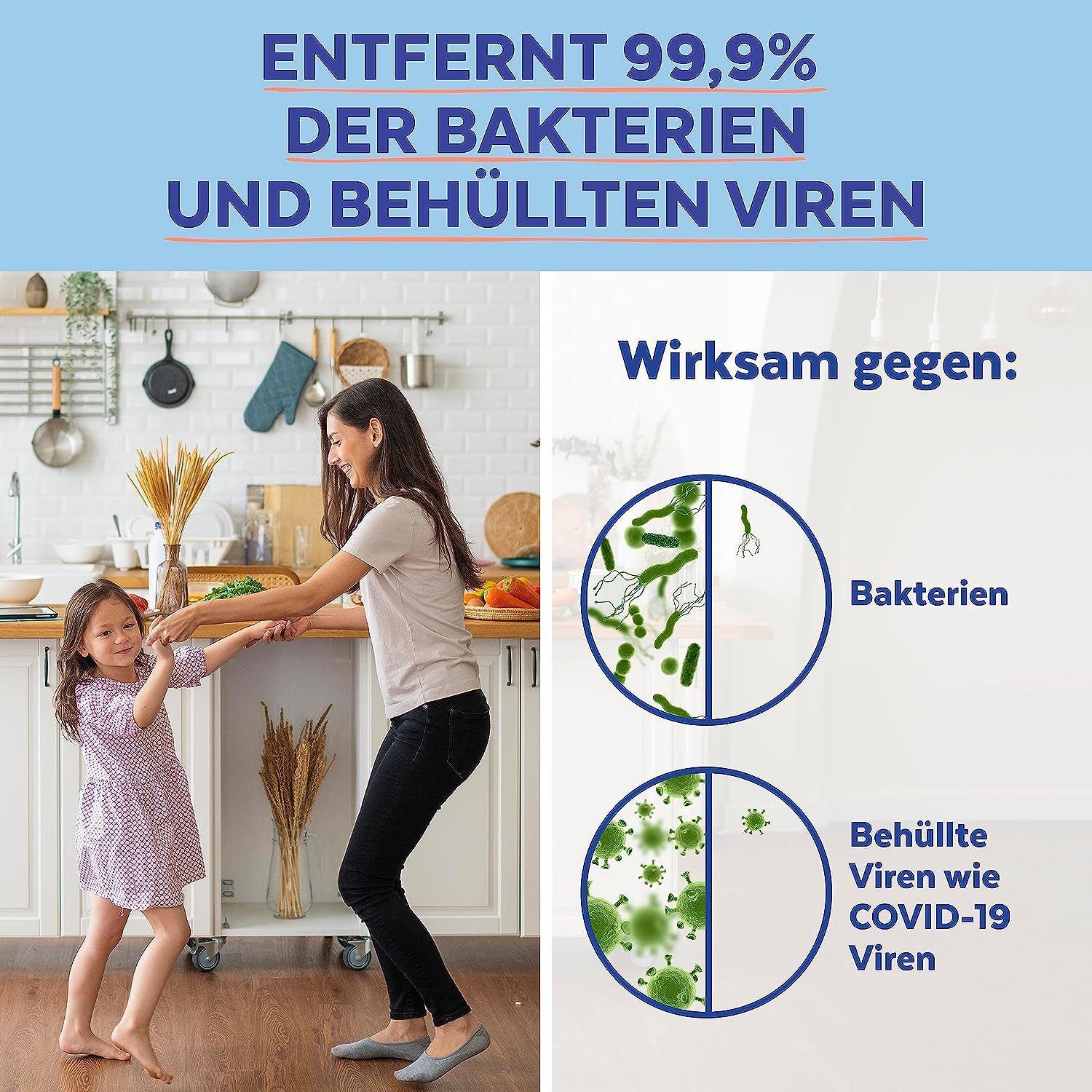 SAGROTAN Frischetraum 1,5l Allzweckreiniger (1-St. entfernt 99,9% der Bakterien für zuverlässige Boden- und Oberflächenreinigung)