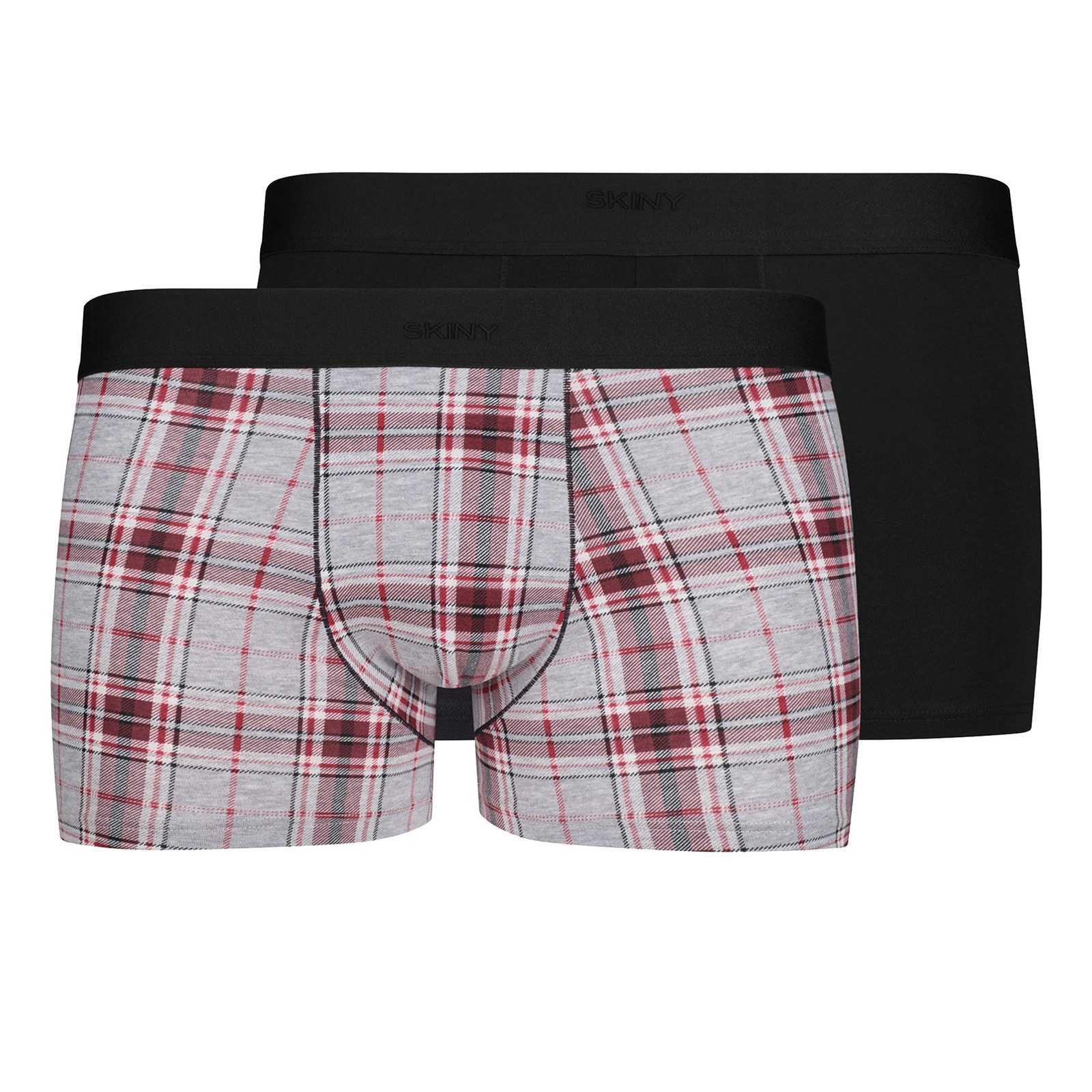 Skiny Trunk Cotton Multipack (2-St., 2er Set) mit Markenschriftzug auf dem Bund