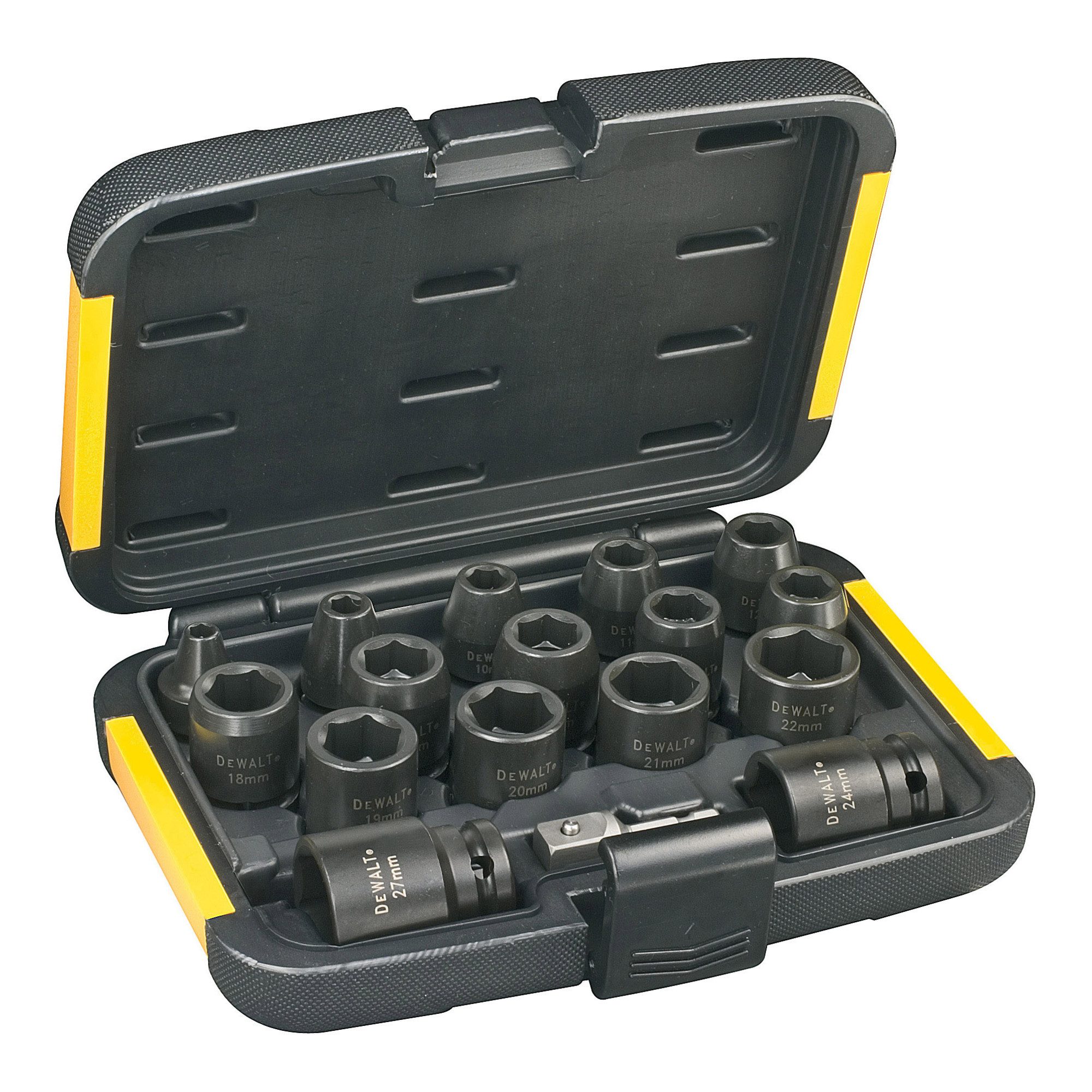 DeWalt Steckschlüssel DEWALT Steckschlüssel-Set 17-tlg. schlagfest