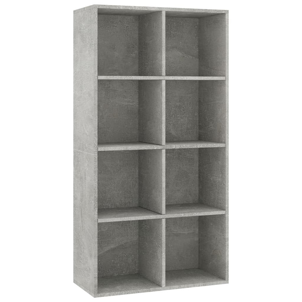 vidaXL Bücherregal 66 x 30 x 130 cm Standregal Bücherregal Regalschrank Sideboard Betongr