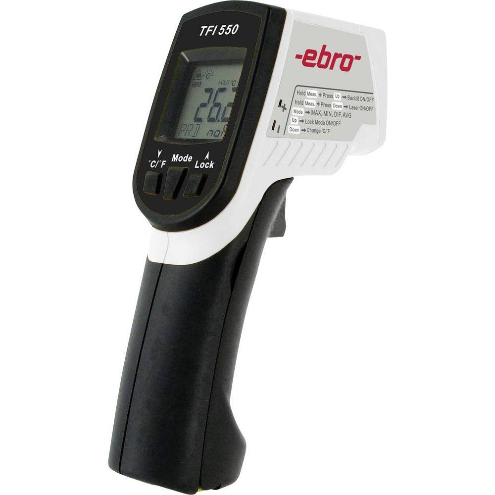 ebro Infrarot-Thermometer TFI-550 Duales ät, Kontaktmessung