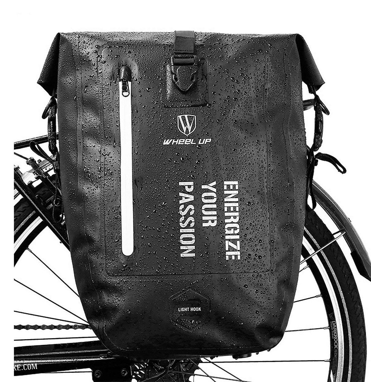 WHEEL UP Fahrradtasche »Pack- Gepäckträgertasche Fahrradtasche 100%  Wasserdicht 20/27L, schwarz« online kaufen | OTTO
