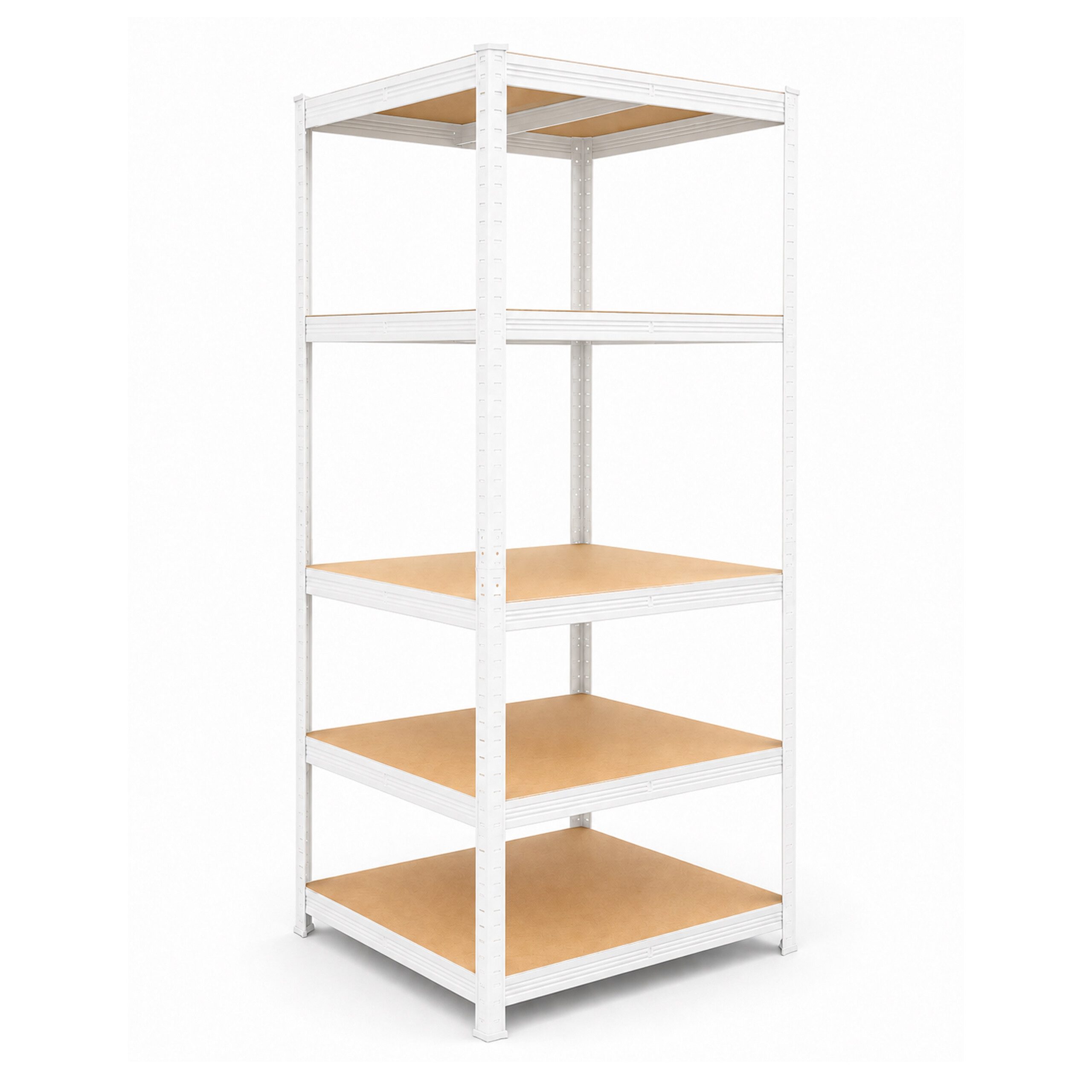 relaxdays Schwerlastregal Stahl 5 Ebenen, 1-tlg., 60 x 60 x 200 cm von RELAXDAYS