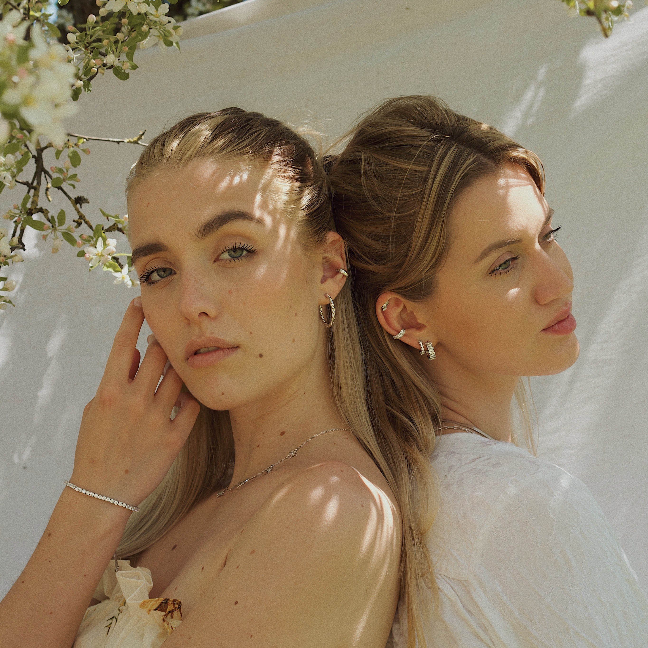 Brandlinger Tennisarmband Armband Korfu, Silber 925 vergoldet, Weiße Zirkoniasteine