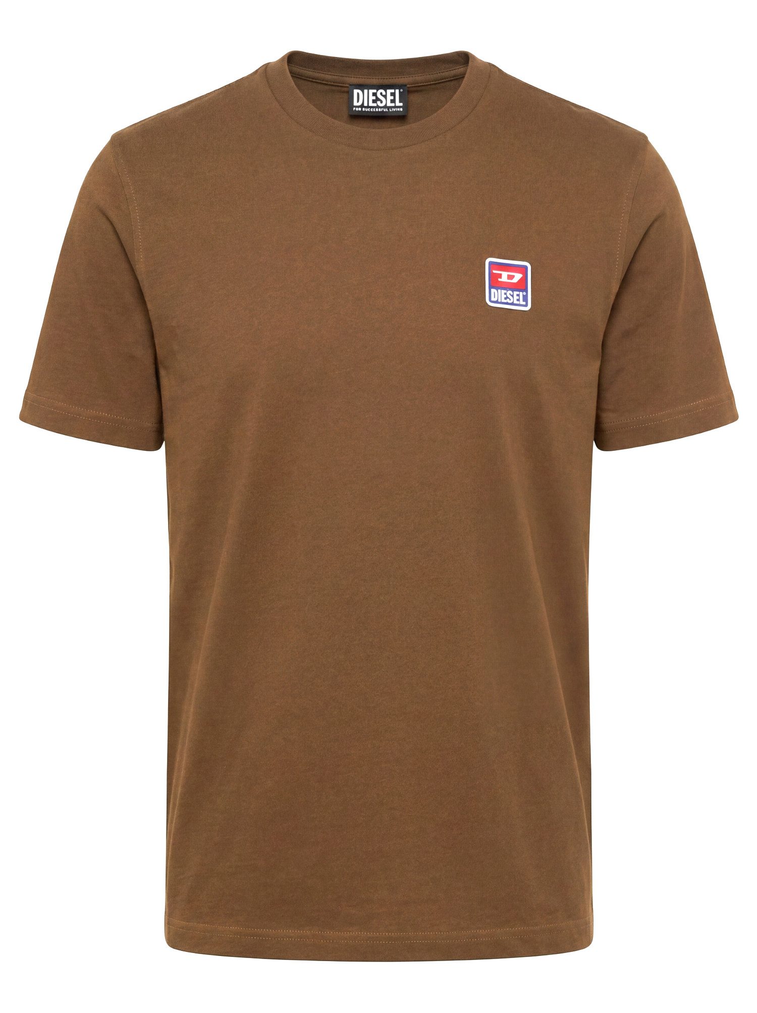 Rundhalsshirt Regular Fit mit Logo-Patch - T-JUST 16