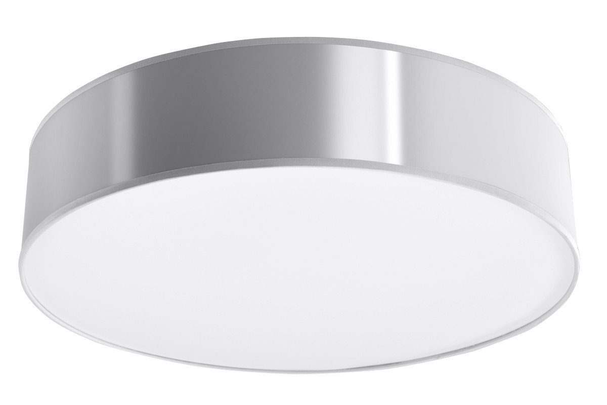 Deckenleuchte ohne Deckenlampe Esszimmer Ø45cm modern Grau E27 Küche Licht-Erlebnisse Flur 3-flmg ATISS, Leuchtmittel,