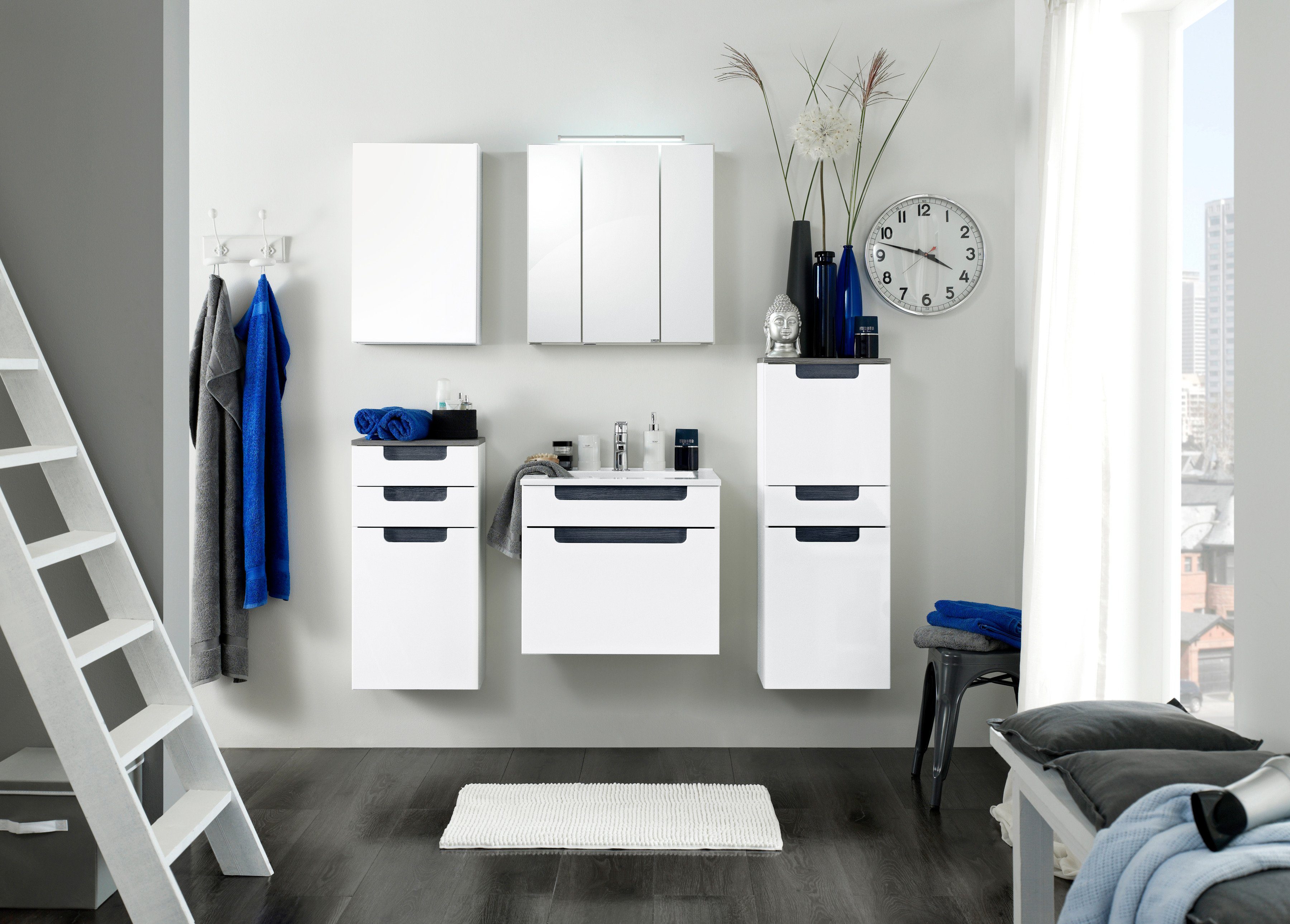 welltime Waschbeckenunterschrank Siena Badmöbel, Breite 60 cm günstig online kaufen