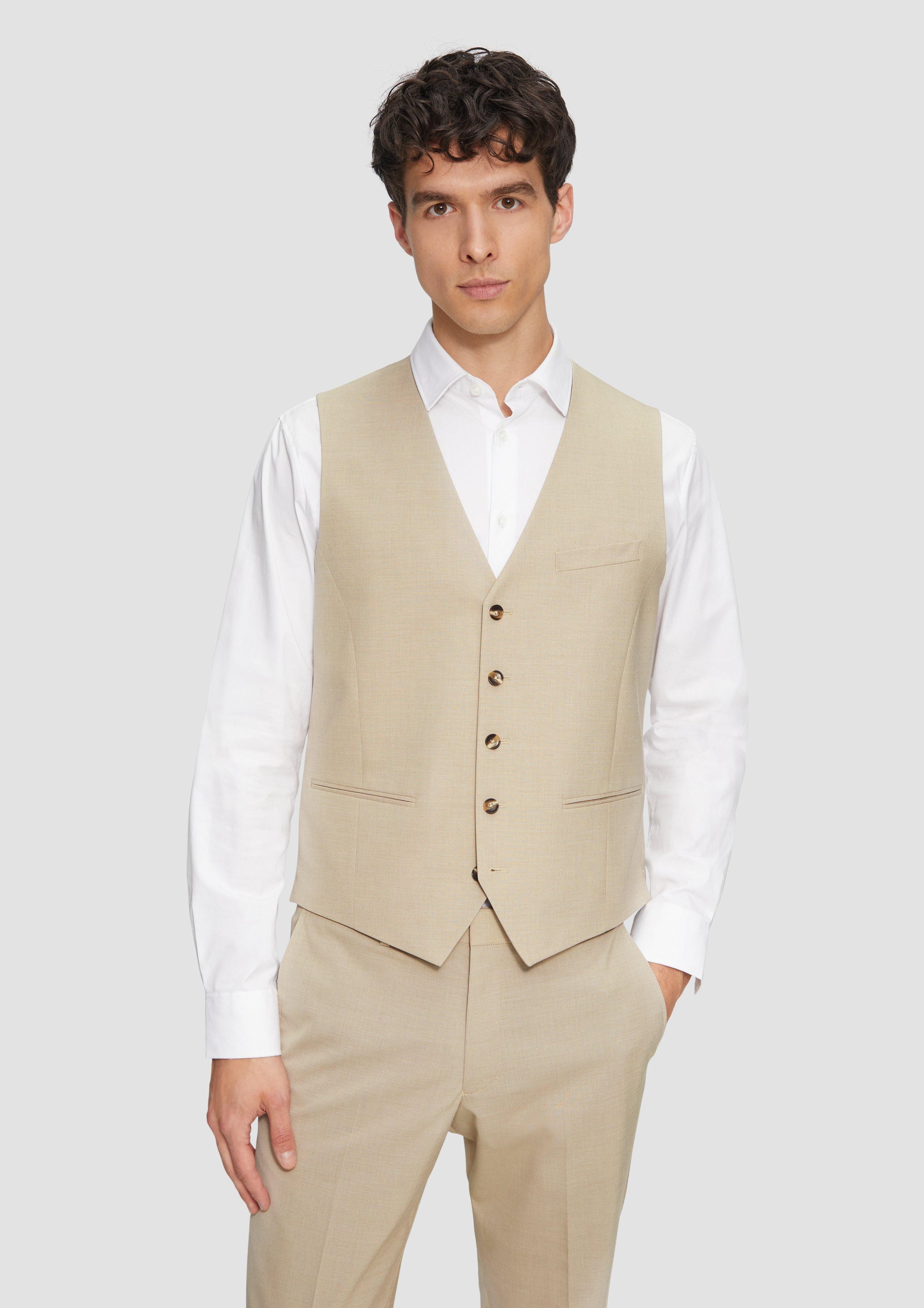 s.Oliver BLACK LABEL Anzugweste s.O Pure: günstig online kaufen