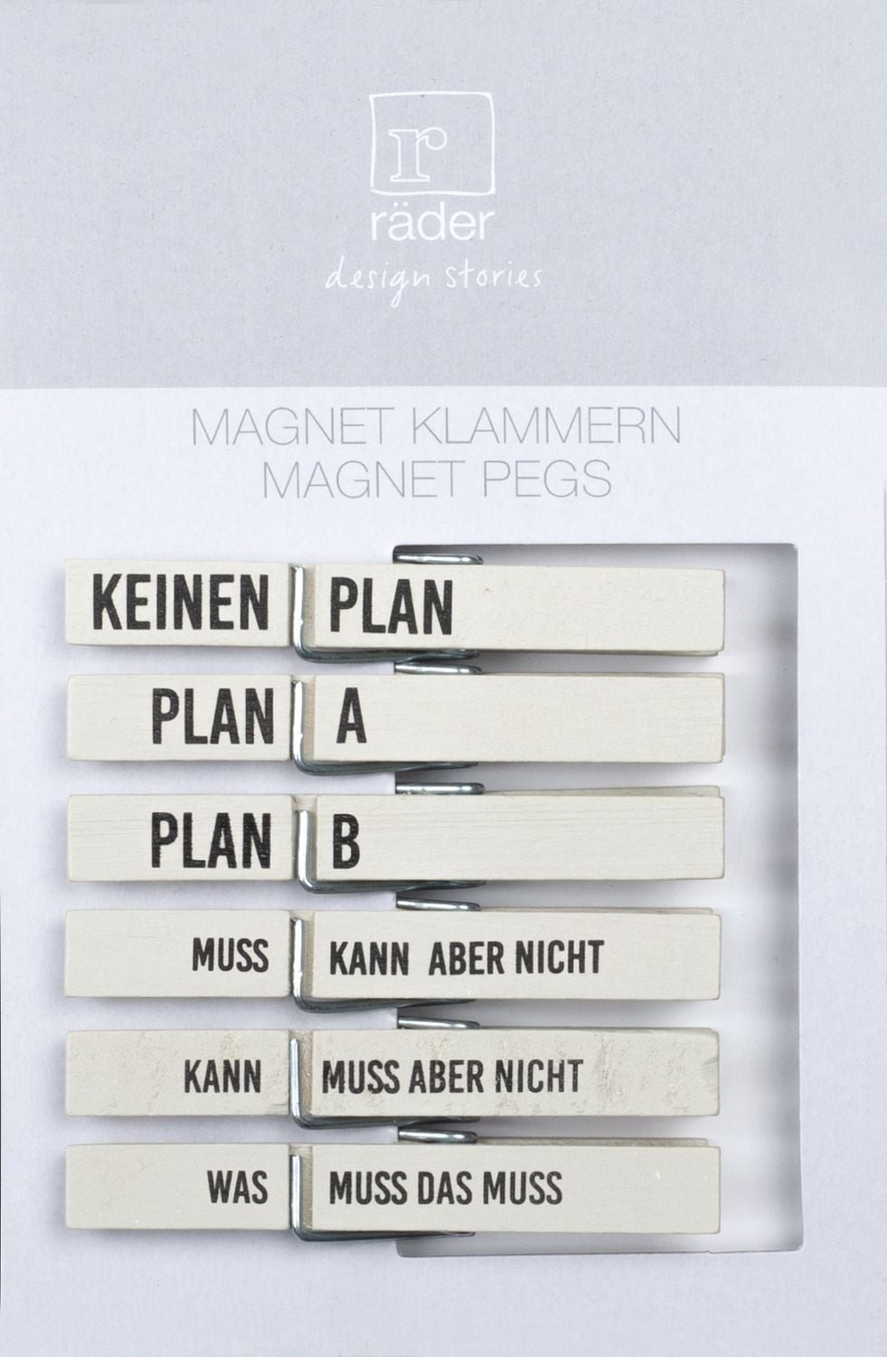 Magnet Räder P&P Magnetklammern Set A weiß