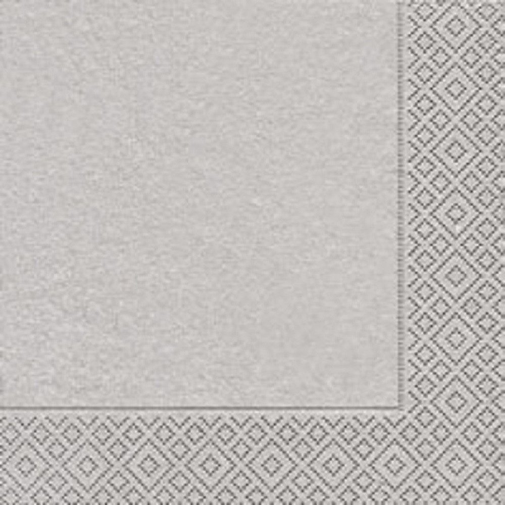 Paper+Design Papierserviette 20 LUNCH SERVIETTEN 33x33cm Uni Metallic