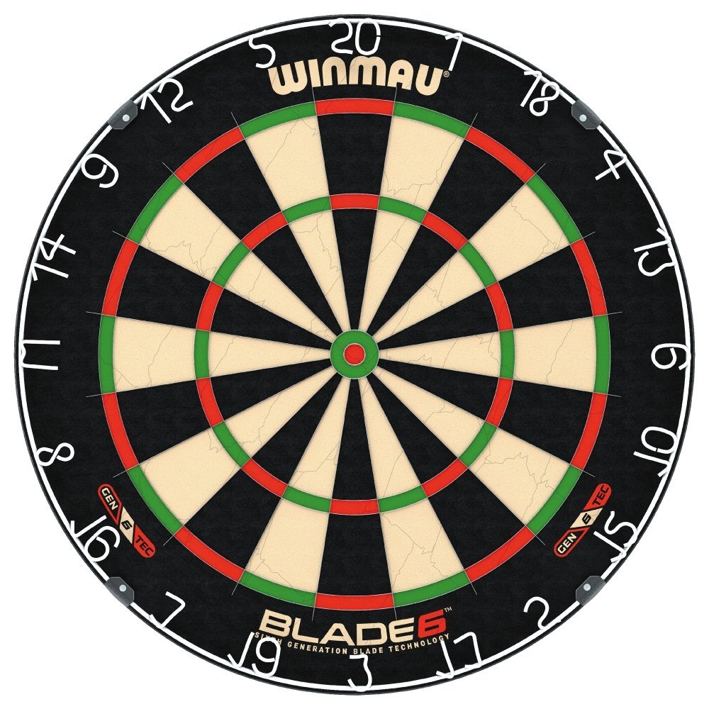 Winmau Dartscheibe Dartboard Blade 6, (Packung), neuesten Density Control™-Draht