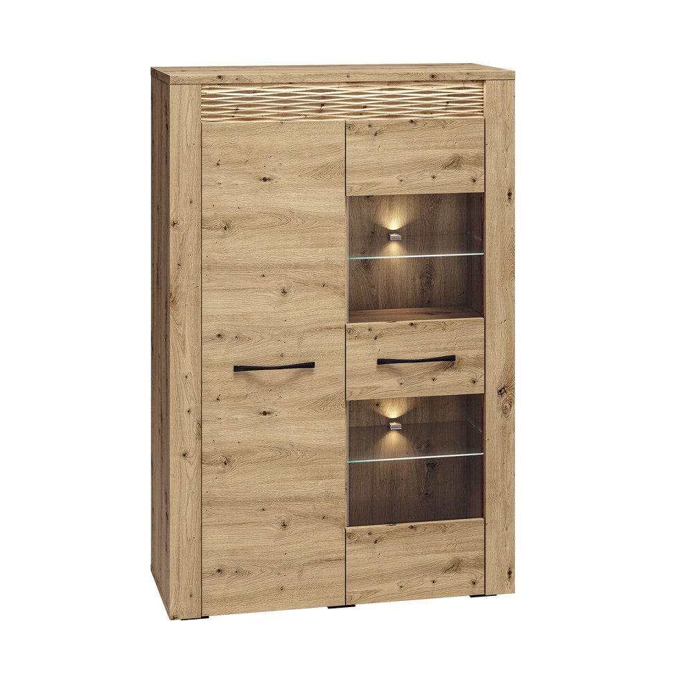 Lomadox Highboard ARTA-131, nschrank in Artisan günstig online kaufen