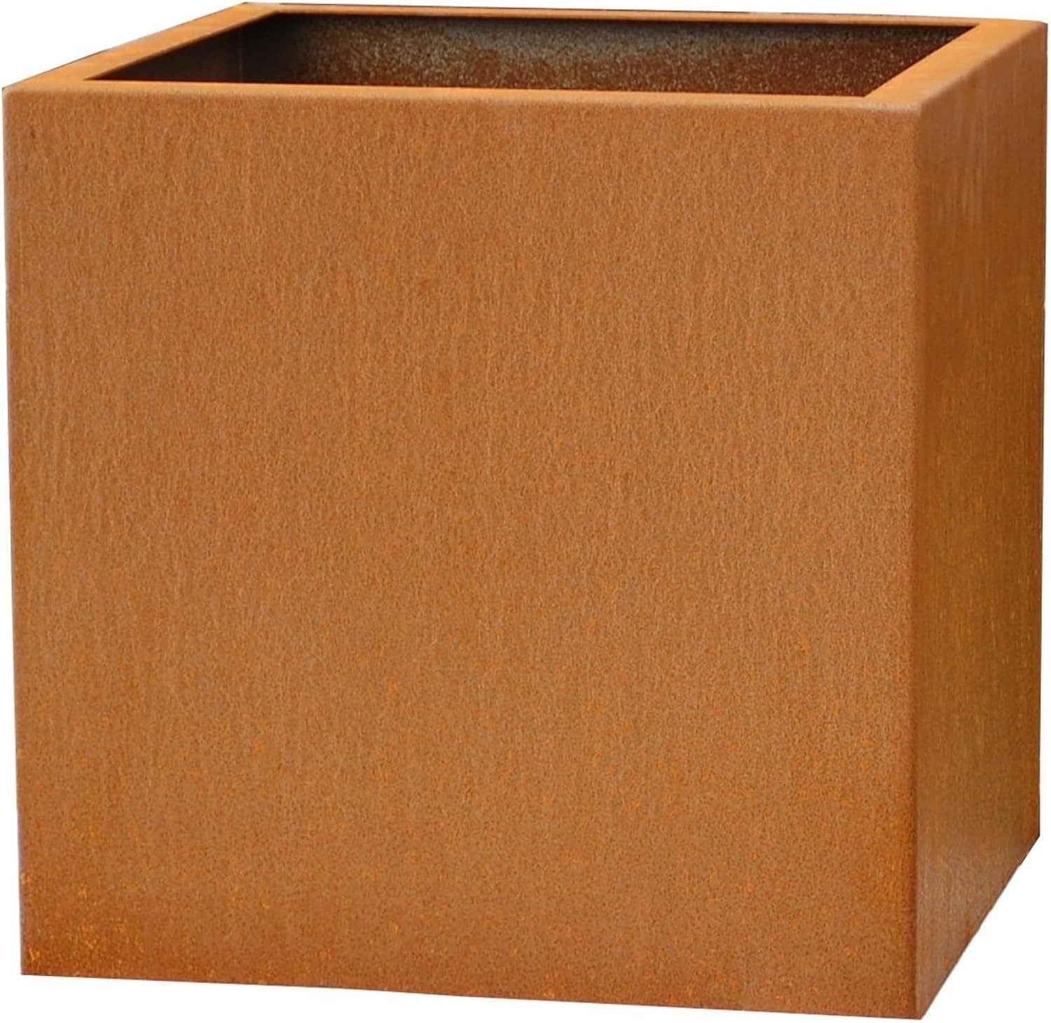 VIVANNO Pflanzkübel Cortenstahl BLOCK Würfel - Braun Patina (1 St), 50x50x50 cm. € 194,40, (€ 194,40 pro 1 Stk).