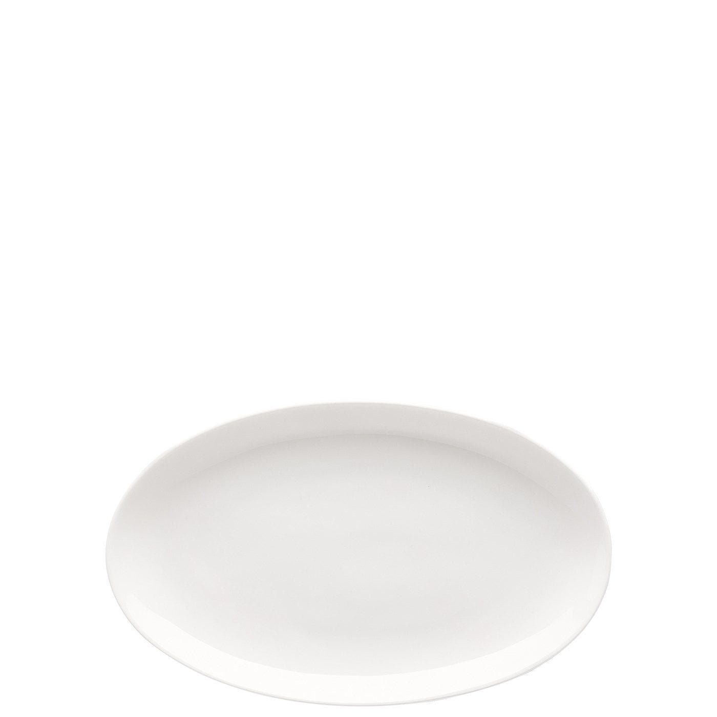 (1-tlg) Weiß Rosenthal Servierplatte Porzellan, Beilagenplatte, Jade