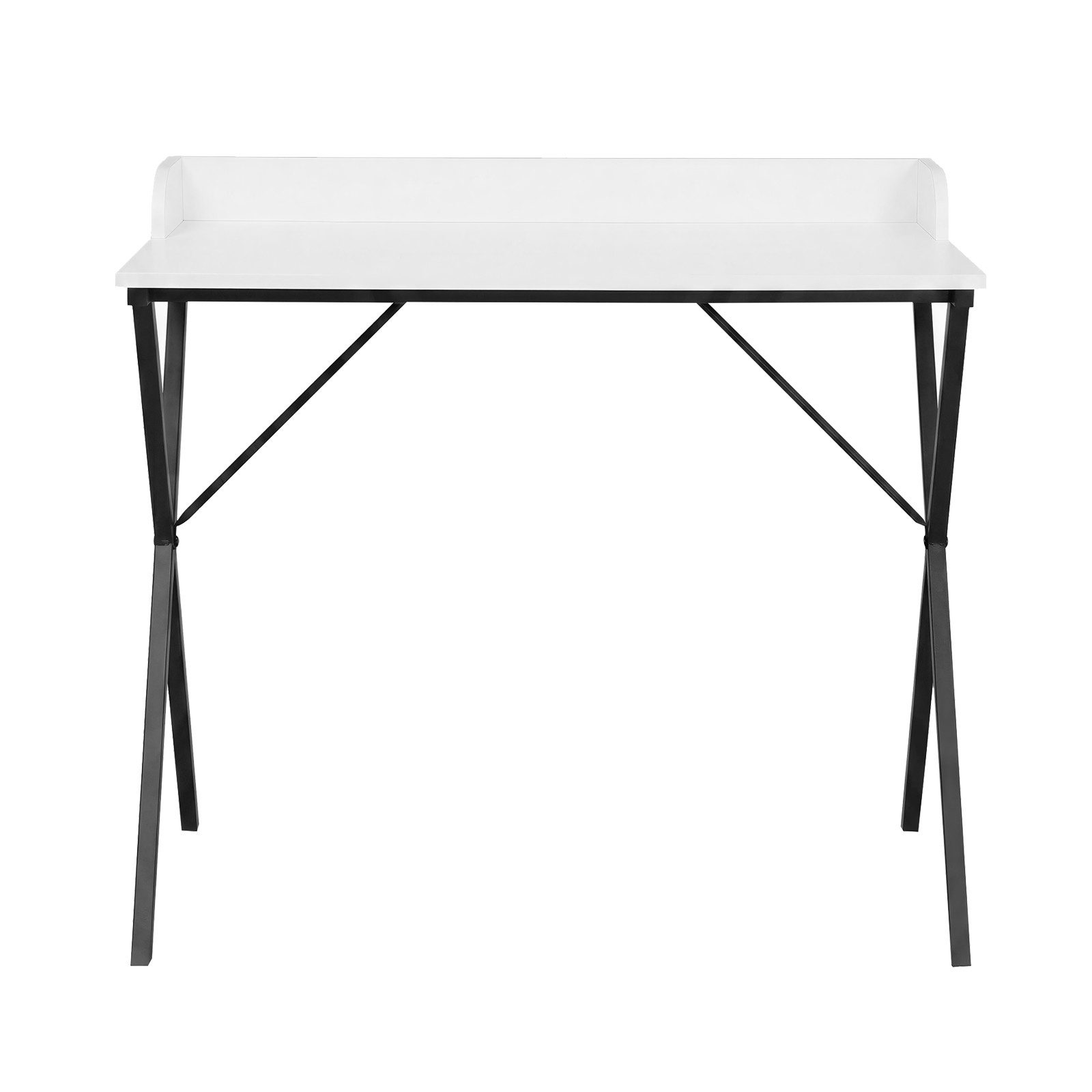 HTI-Living Schreibtisch Cedrik Weiß-Schwarz (Stück, 1-St., 1 Schreibtisch)